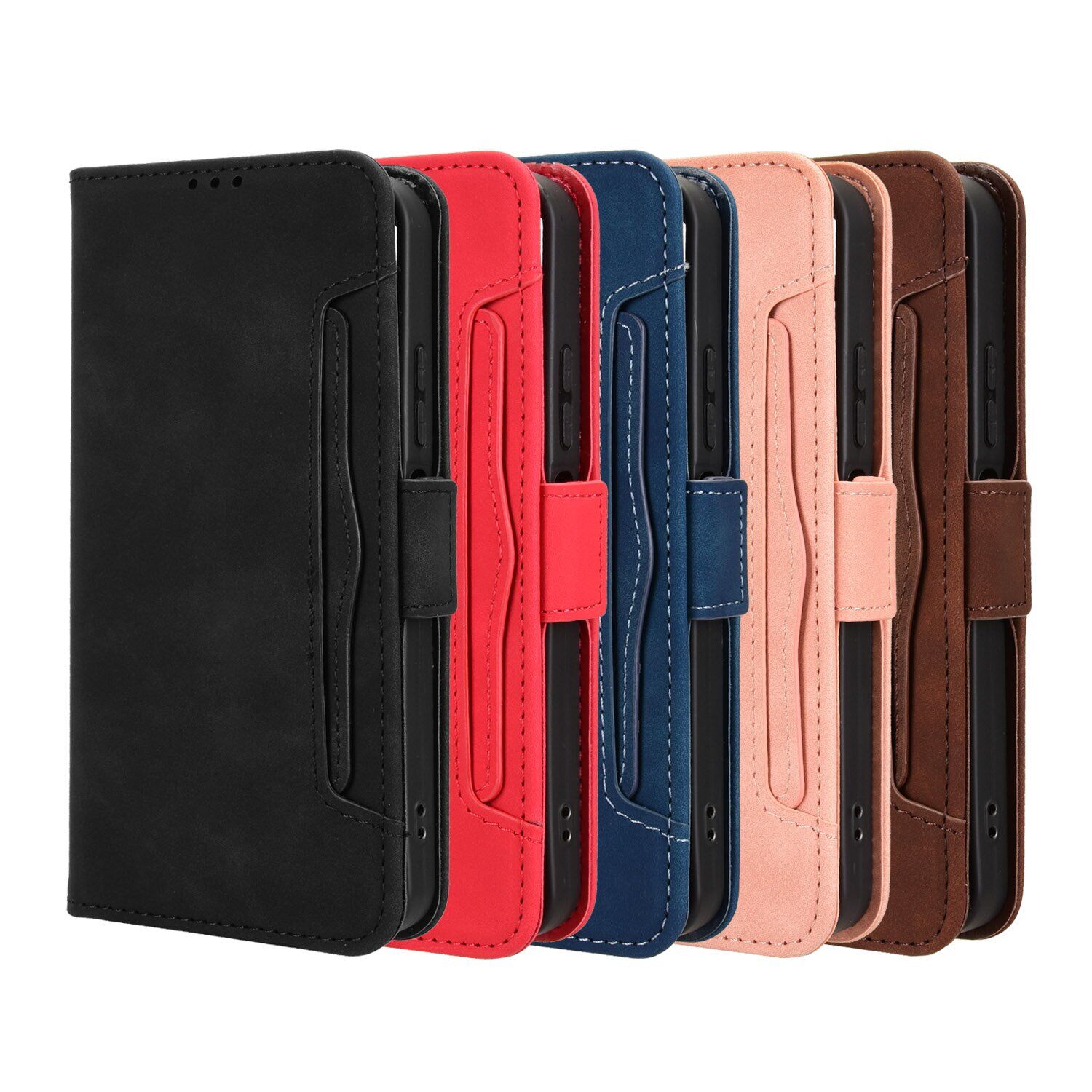 Чехол-книжка с карманами Deexe Wallet Stand для TECNO Pova 8 - Red. Фото 9 Чехол-книжка с карманами Deexe Wallet Stand для TECNO Pova 8 - Red (432304R). Фото 9 из 17