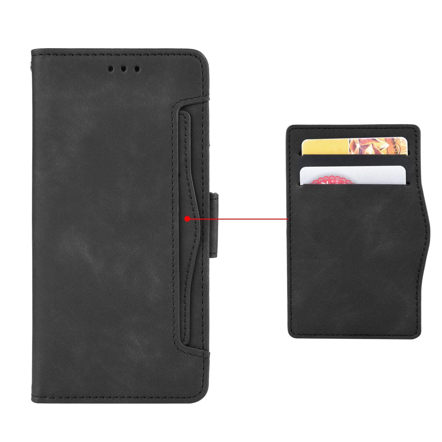 Чехол-книжка с карманами Deexe Wallet Stand для TECNO Pova 8 - Red. Фото 11 Чехол-книжка с карманами Deexe Wallet Stand для TECNO Pova 8 - Red (432304R). Фото 11 из 17