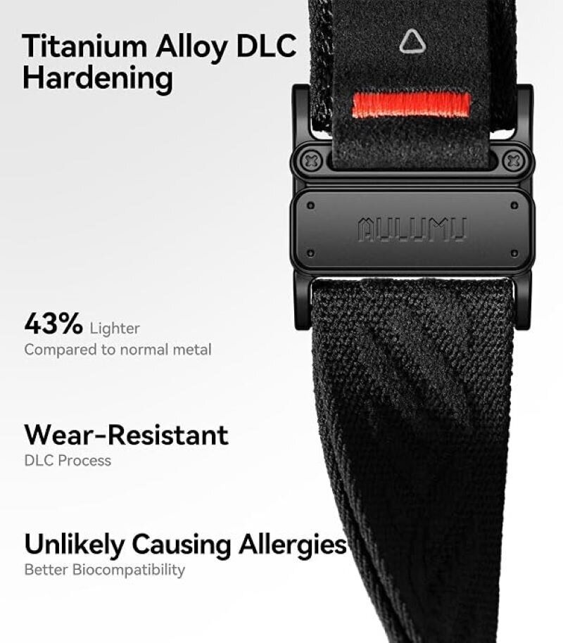 Ремінець AULUMU CS03 Titanium Mag Buckle Quick-Release Band для Samsung Galaxy Watch Ultra 2 / Ultra / Ultra (2025) - Black. Фото 8 Ремінець AULUMU CS03 Titanium Mag Buckle Quick-Release Band для Samsung Galaxy Watch Ultra 2 / Ultra / Ultra (2025) - Black (427020B). Фото 8 з 12