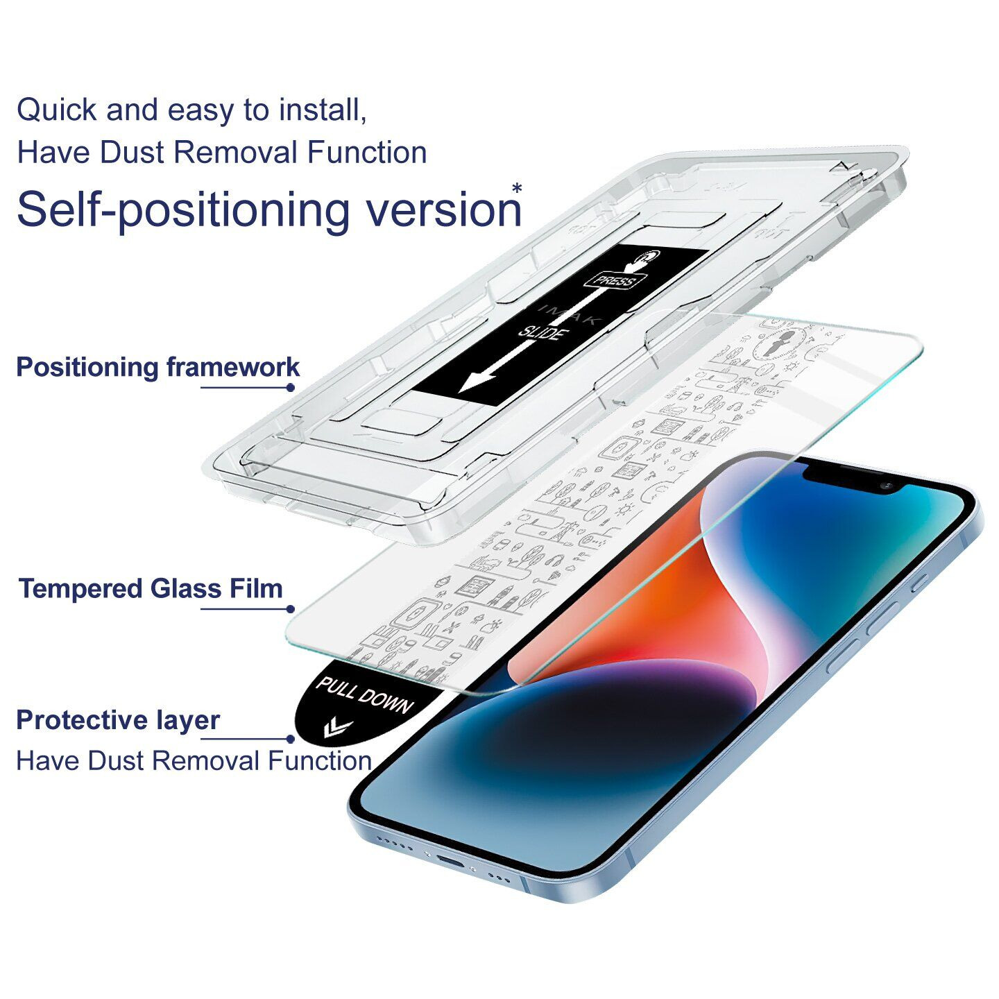 Защитное стекло IMAK H Install Screen Guard для OPPO Reno 16 / 16 Pro. Фото 10 Защитное стекло IMAK H Install Screen Guard для OPPO Reno 16 / 16 Pro (413227). Фото 10 из 12