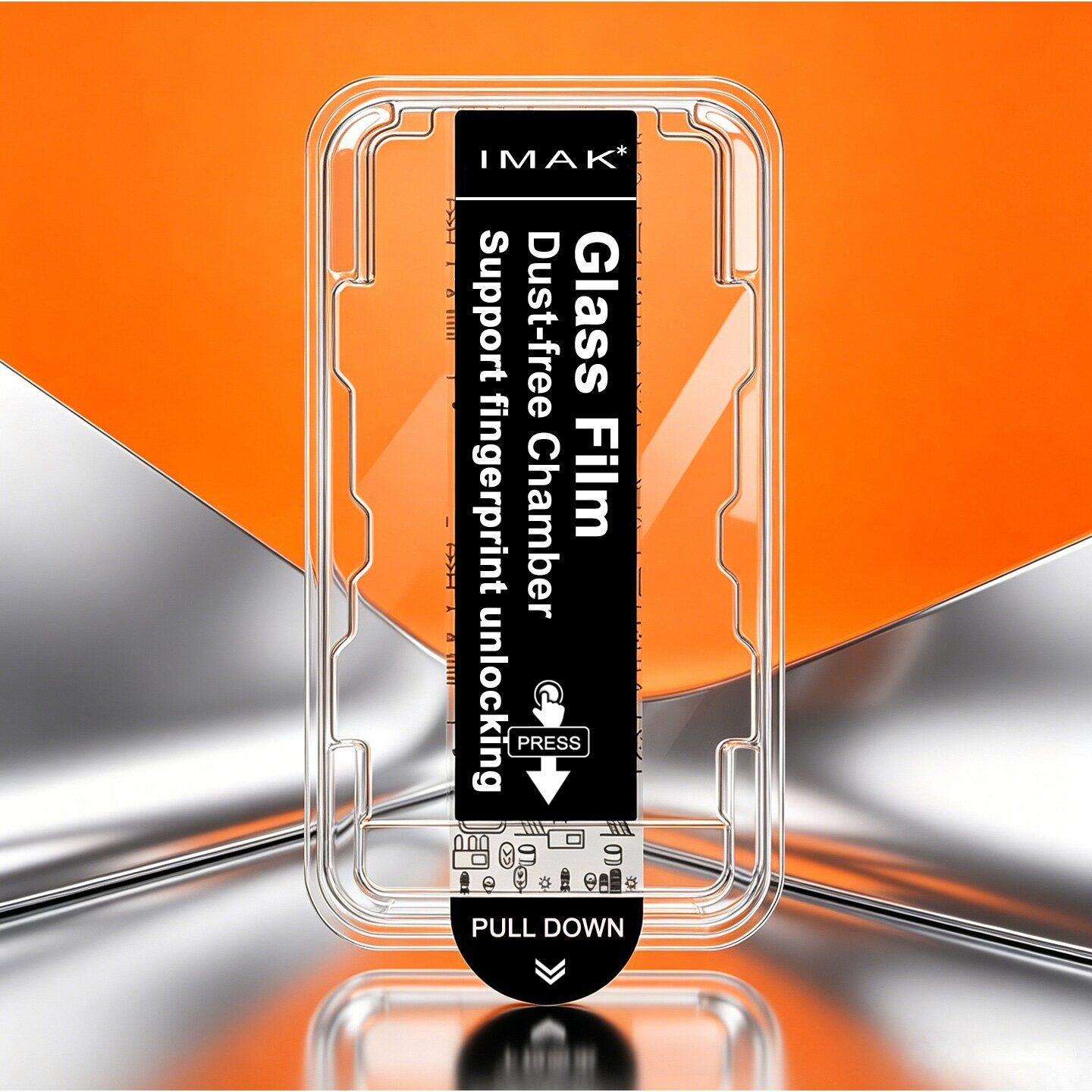 Защитное стекло IMAK H Install Screen Guard для OPPO Reno 16 / 16 Pro. Фото 5 Защитное стекло IMAK H Install Screen Guard для OPPO Reno 16 / 16 Pro (413227). Фото 5 из 12