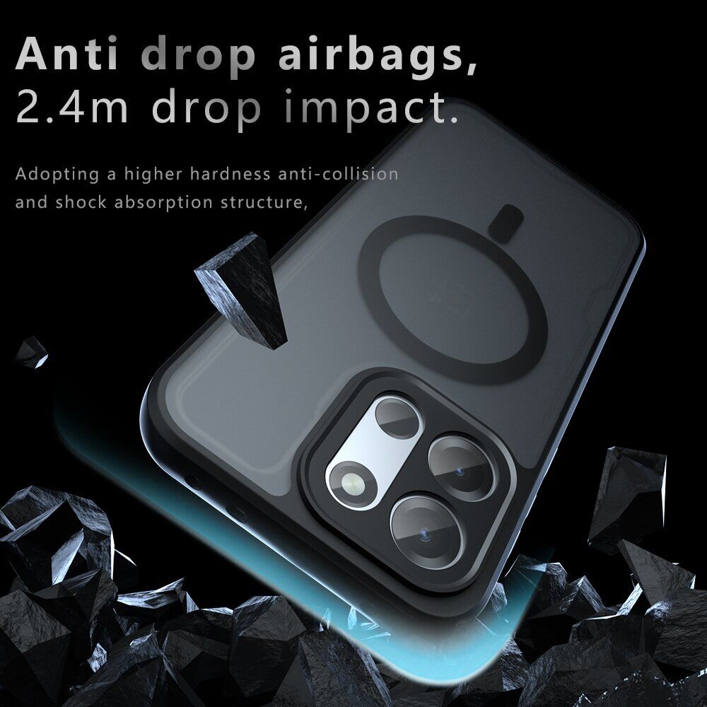 Защитный чехол Deexe Matte Skin with MagSafe для OnePlus Nord 6 / Nord CE6 - Transparent / Black. Фото 5 Защитный чехол Deexe Matte Skin with MagSafe для OnePlus Nord 6 / Nord CE6 - Transparent / Black (411925H). Фото 5 из 12