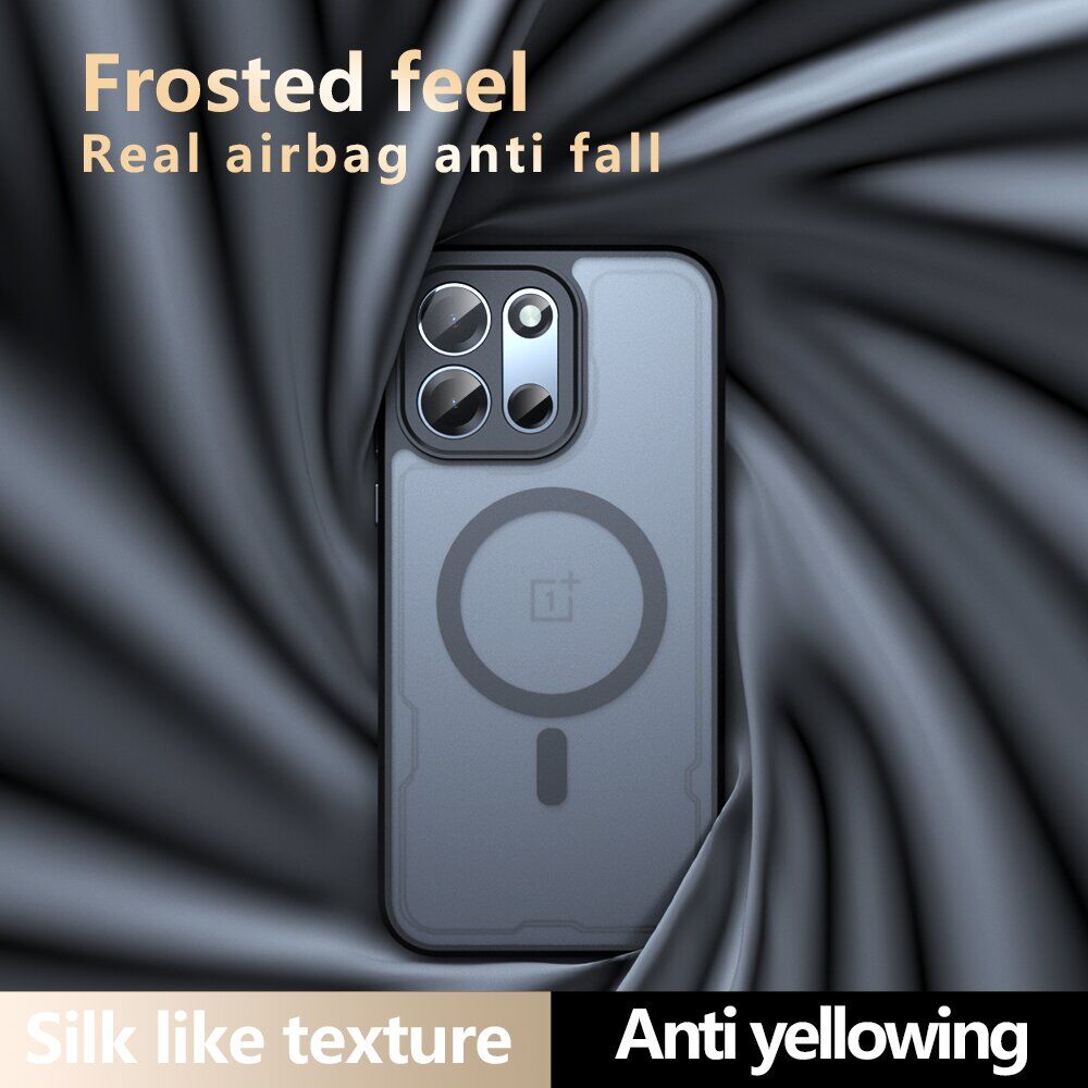 Защитный чехол Deexe Matte Skin with MagSafe для OnePlus Nord 6 / Nord CE6 - Transparent / Black. Фото 10 Защитный чехол Deexe Matte Skin with MagSafe для OnePlus Nord 6 / Nord CE6 - Transparent / Black (411925H). Фото 10 из 12