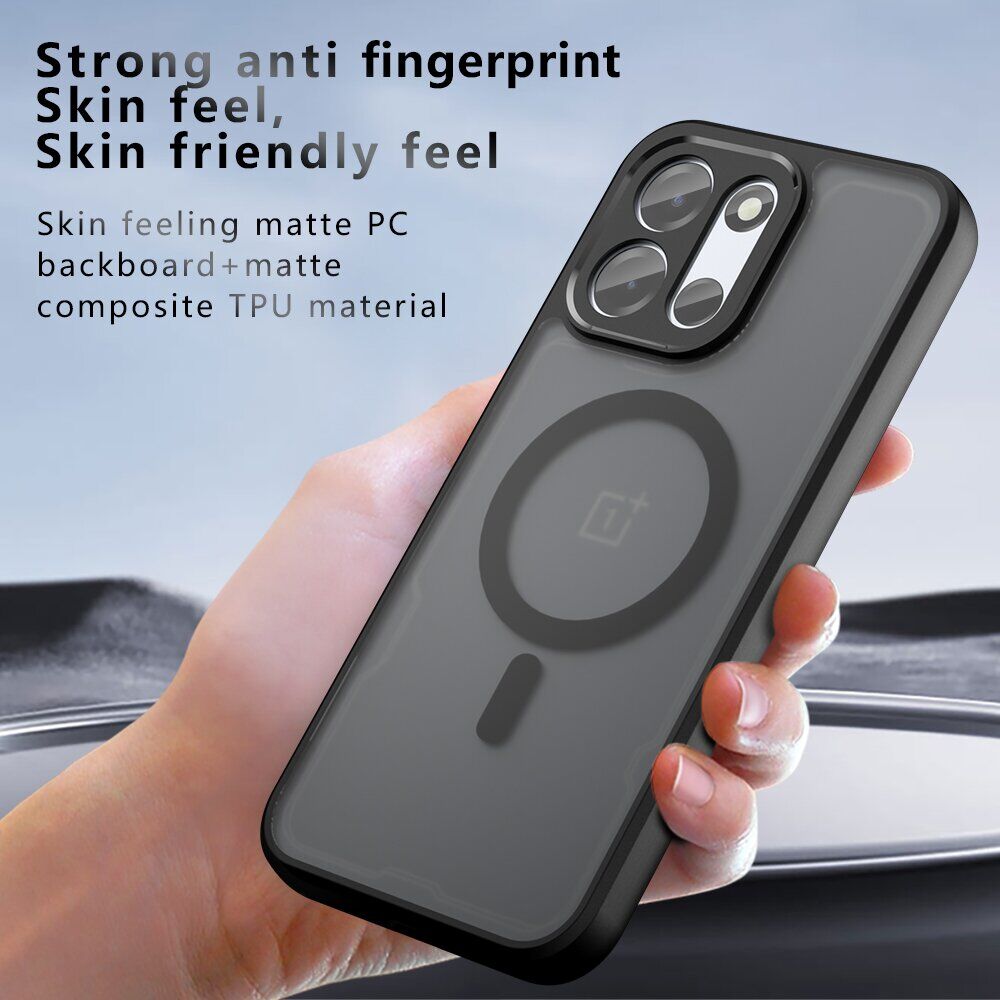 Защитный чехол Deexe Matte Skin with MagSafe для OnePlus Nord 6 / Nord CE6 - Transparent / Black. Фото 9 Защитный чехол Deexe Matte Skin with MagSafe для OnePlus Nord 6 / Nord CE6 - Transparent / Black (411925H). Фото 9 из 12