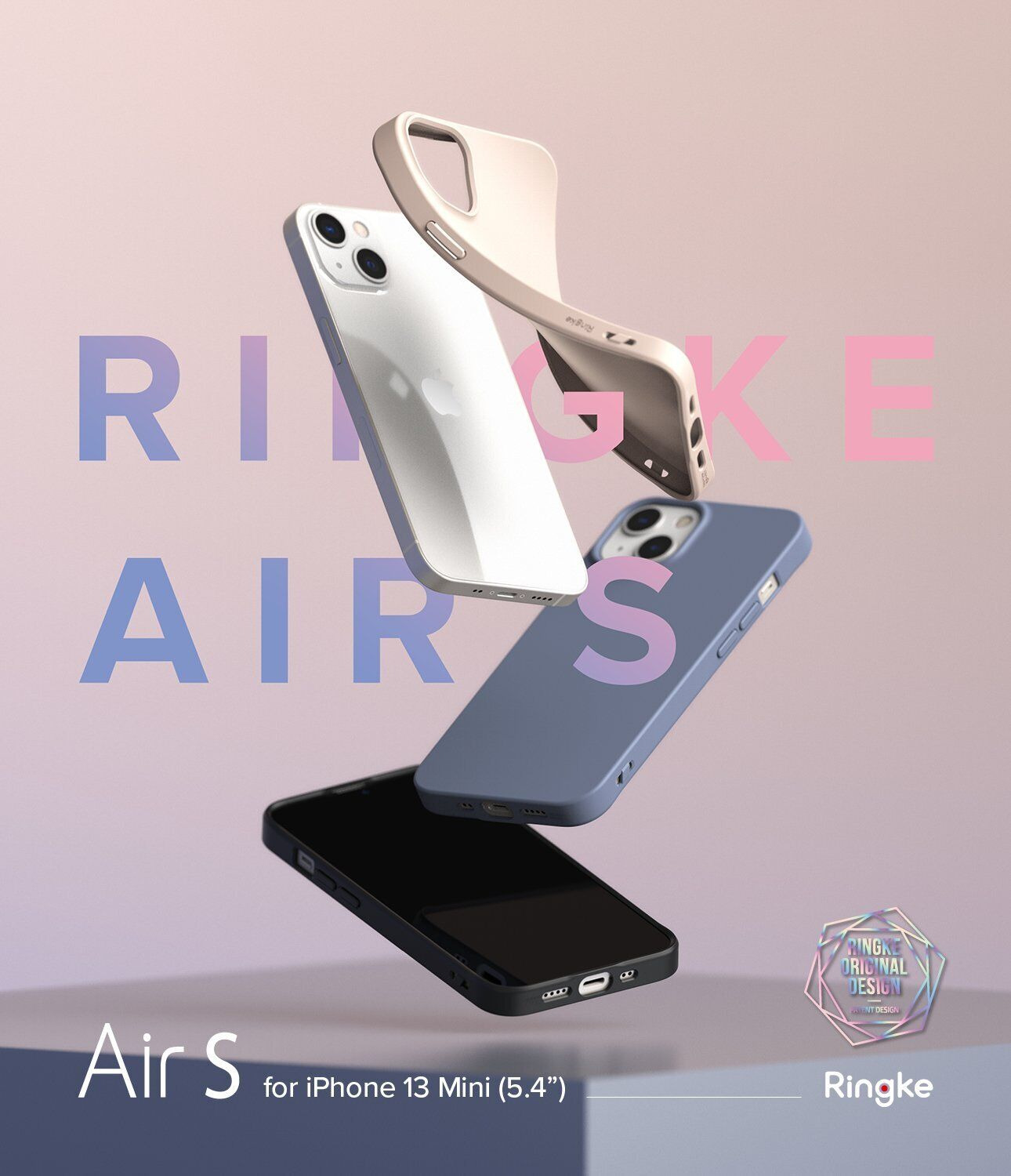 Защитный чехол RINGKE Air S для iPhone 13 mini - Black. Фото 2 Защитный чехол RINGKE Air S для iPhone 13 mini - Black (291900B). Фото 2 из 9