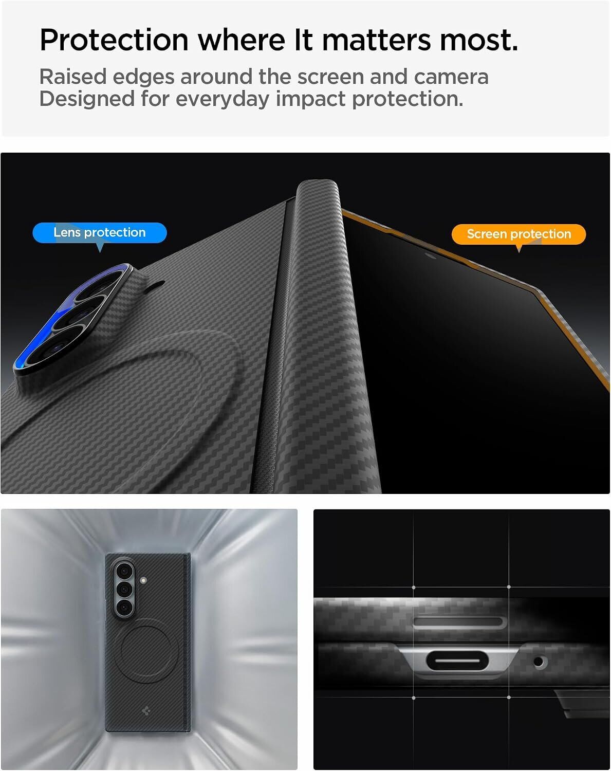 Защитный чехол Spigen AirSkin Aramid (MagFit) для Samsung Galaxy Fold 8 Ultra (ACS11510) - Black. Фото 10 Защитный чехол Spigen AirSkin Aramid (MagFit) для Samsung Galaxy Fold 8 Ultra (ACS11510) - Black (424076B). Фото 10 из 13