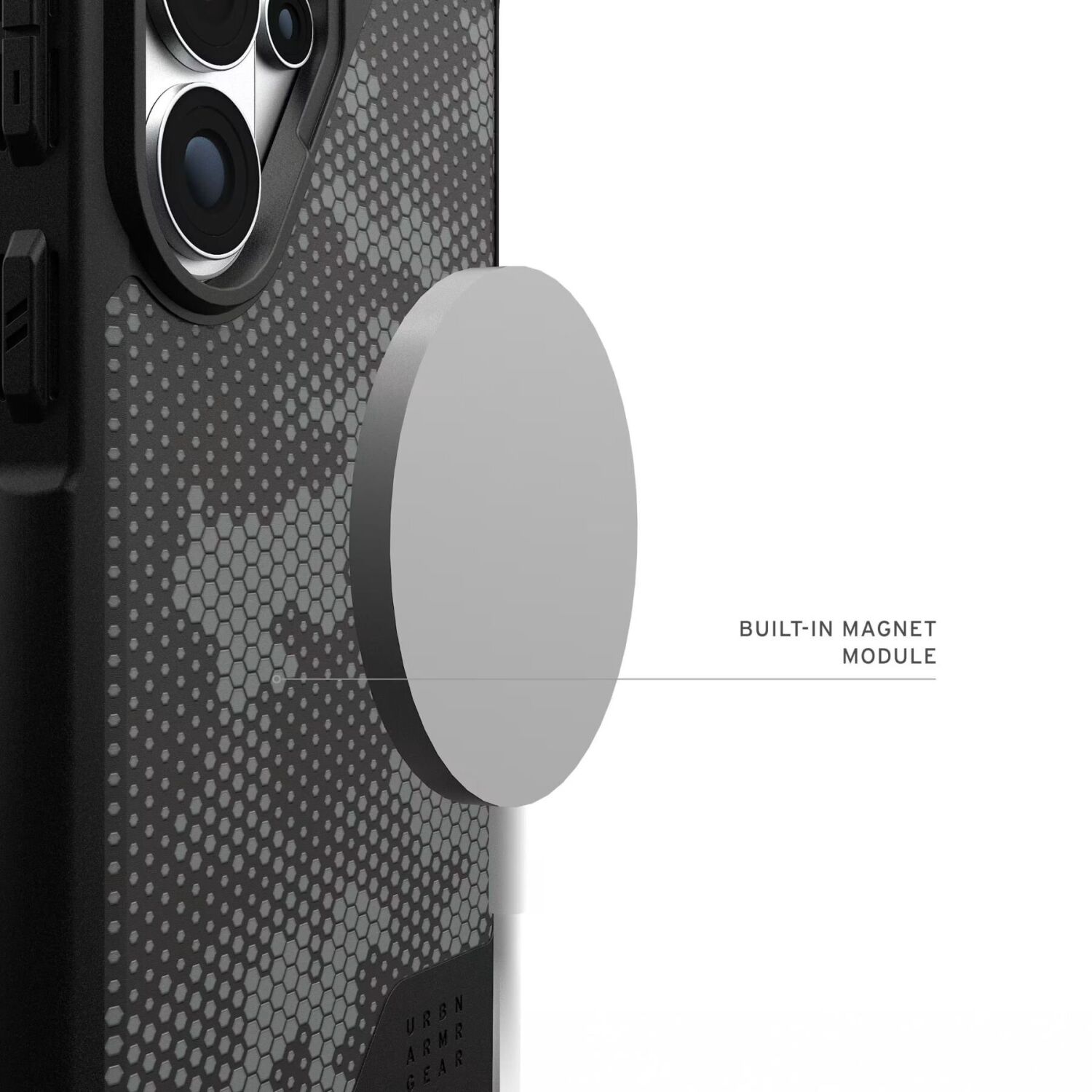 Защитный чехол URBAN ARMOR GEAR Metropolis LT MagSafe для Samsung Galaxy S26 Ultra (S948) 214529113234 - Micro Hex Camo Graphite. Фото 6 Защитный чехол URBAN ARMOR GEAR Metropolis LT MagSafe для Samsung Galaxy S26 Ultra (S948) 214529113234 - Micro Hex Camo Graphite (408573H). Фото 6 из 12