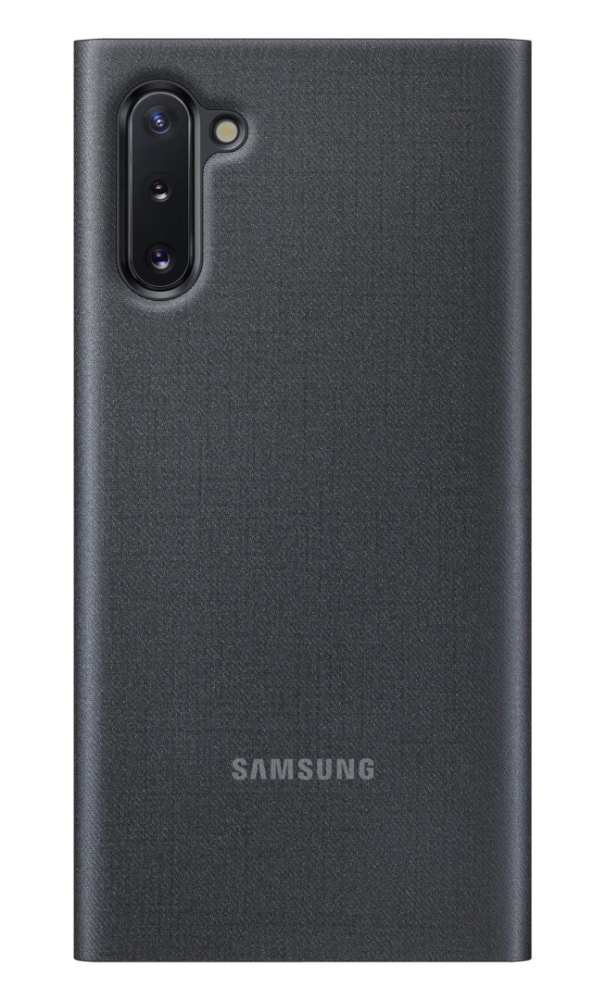 Samsung Galaxy Note ブラック 本体 カバー付き Оригинальный чехол-книжка LED View Cover для Samsung Galaxy Note