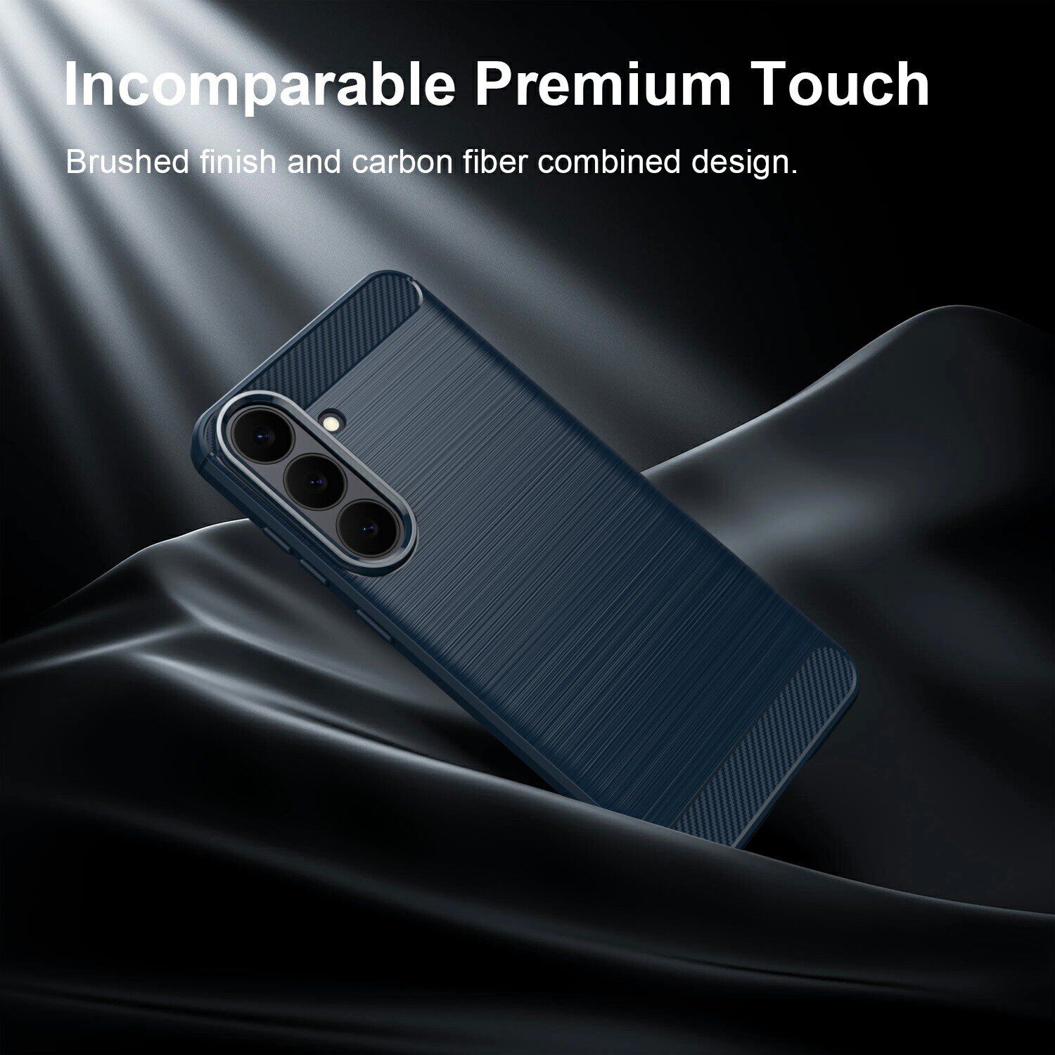 Силиконовый (TPU) чехол UniCase Carbon для Samsung Galaxy S26 FE - Blue. Фото 8 Силиконовый (TPU) чехол UniCase Carbon для Samsung Galaxy S26 FE - Blue (412719L). Фото 8 из 9