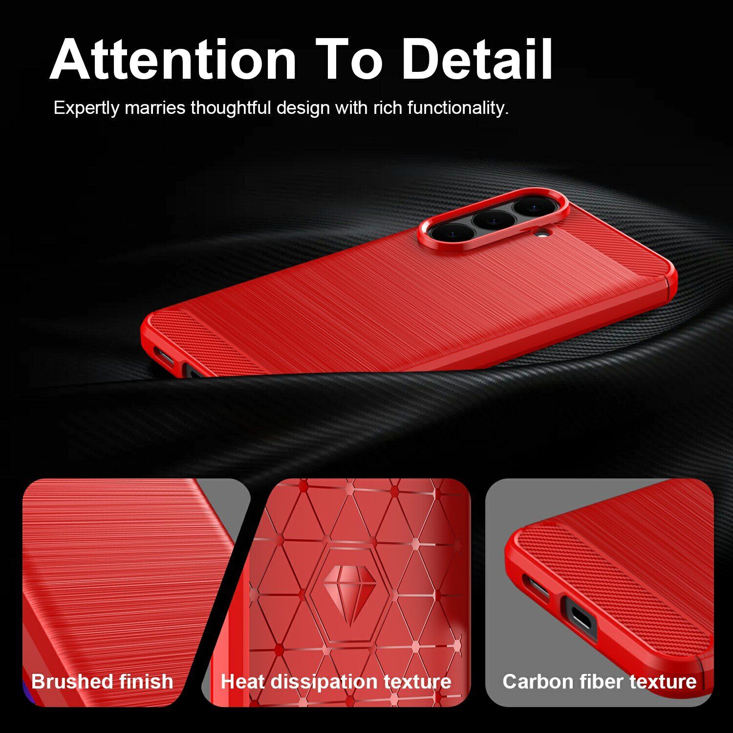 Силиконовый (TPU) чехол UniCase Carbon для Samsung Galaxy S26 FE - Blue. Фото 6 Силиконовый (TPU) чехол UniCase Carbon для Samsung Galaxy S26 FE - Blue (412719L). Фото 6 из 9