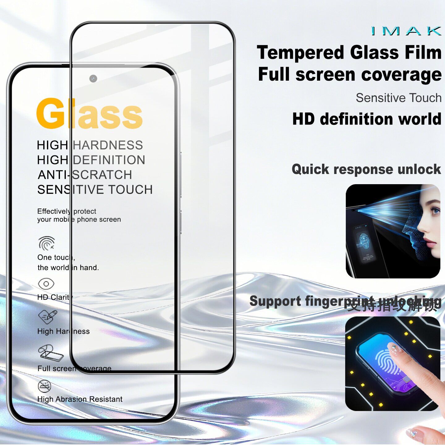 Захисне скло IMAK 5D Pro+ Full Glue для Xiaomi Redmi Note 17 Pro / 17 Pro Max - Black. Фото 3 Захисне скло IMAK 5D Pro+ Full Glue для Xiaomi Redmi Note 17 Pro / 17 Pro Max - Black (429520B). Фото 3 з 9
