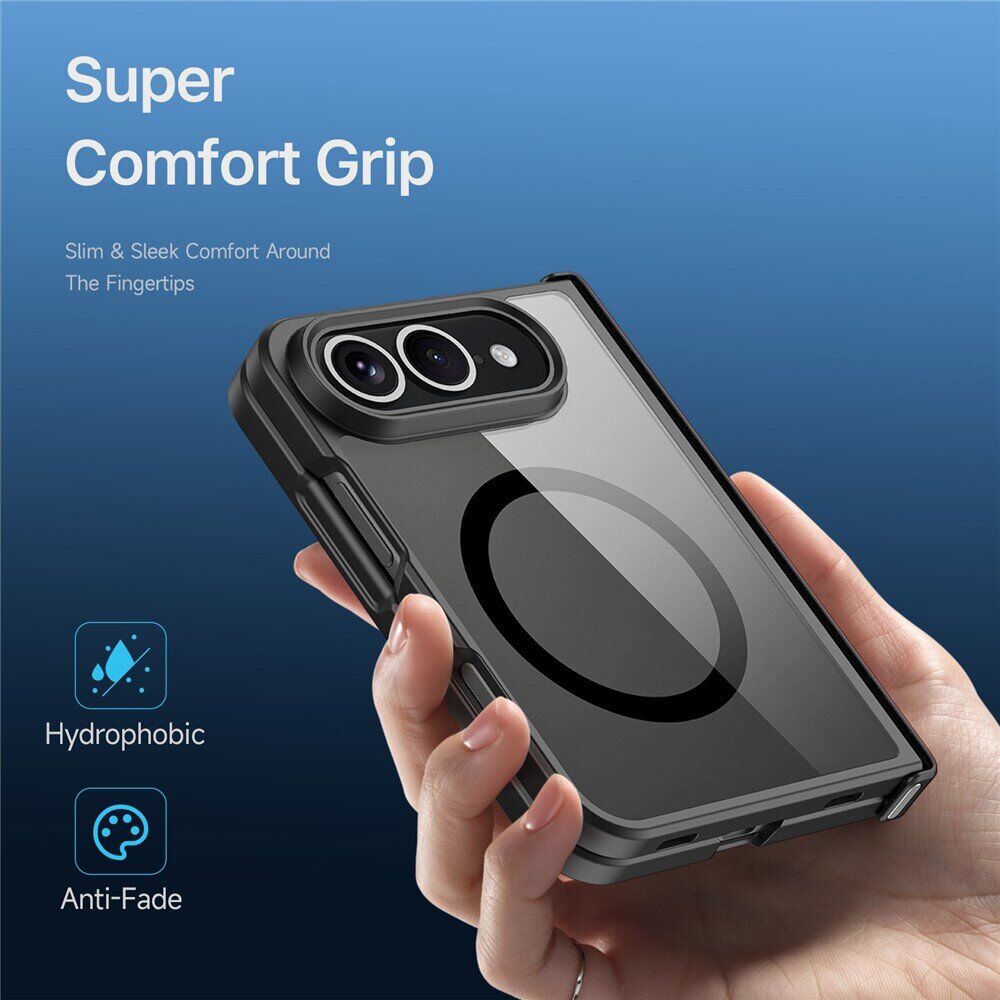 Защитный чехол Dux Ducis Aimo Pro Series (Clear) Magnetic (FF) для iPhone Duo - Black. Фото 7 Защитный чехол Dux Ducis Aimo Pro Series (Clear) Magnetic (FF) для iPhone Duo - Black (435000B). Фото 7 из 13
