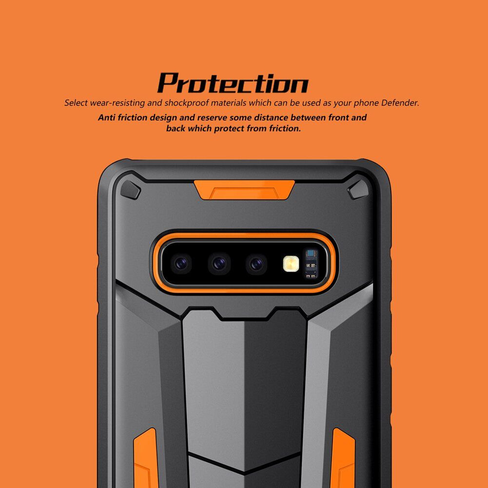 Защитный чехол NILLKIN Defender II для Samsung Galaxy S10 (G973) - Orange. Фото 11 Защитный чехол NILLKIN Defender II для Samsung Galaxy S10 (G973) - Orange (216654O). Фото 11 из 15