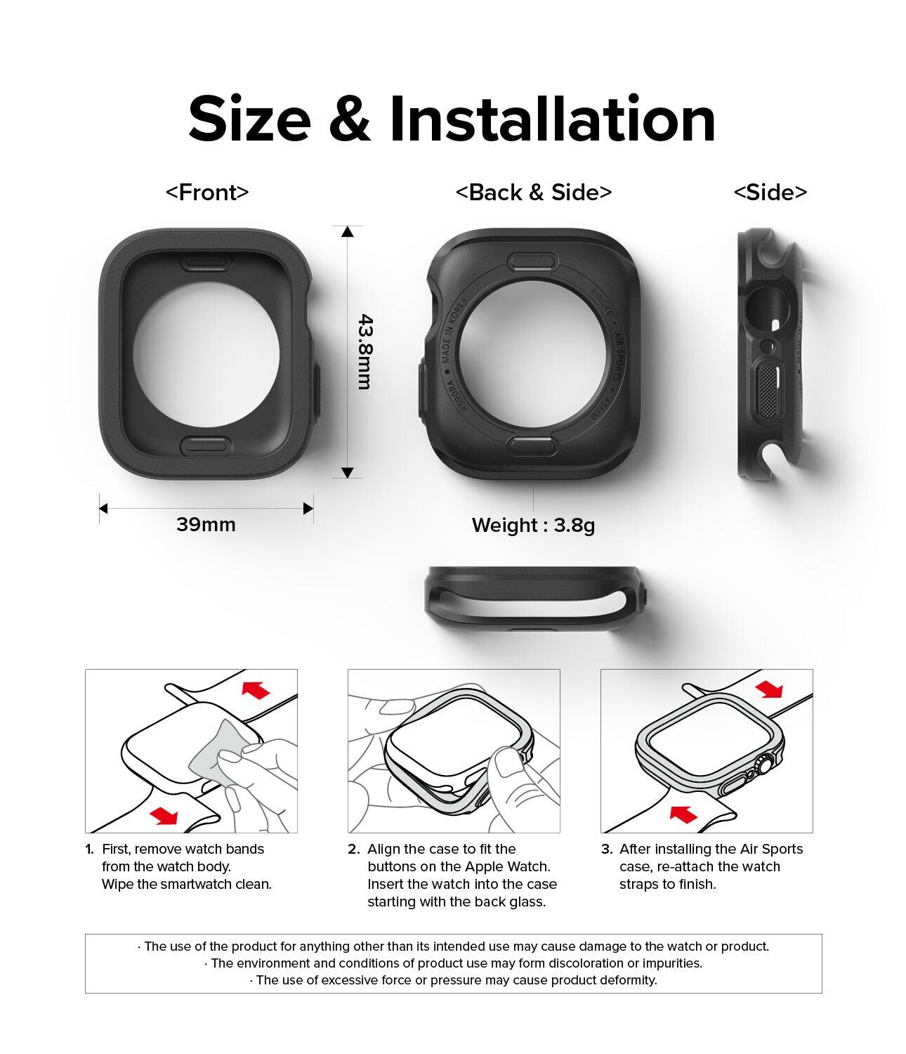 Захисний чохол Ringke Air Sports для Apple Watch 41 mm (7 / 8 / 9 Series) 8809848203497 - Dark Green. Фото 10 Захисний чохол Ringke Air Sports для Apple Watch 41 mm (7 / 8 / 9 Series) 8809848203497 - Dark Green (304815G). Фото 10 з 11