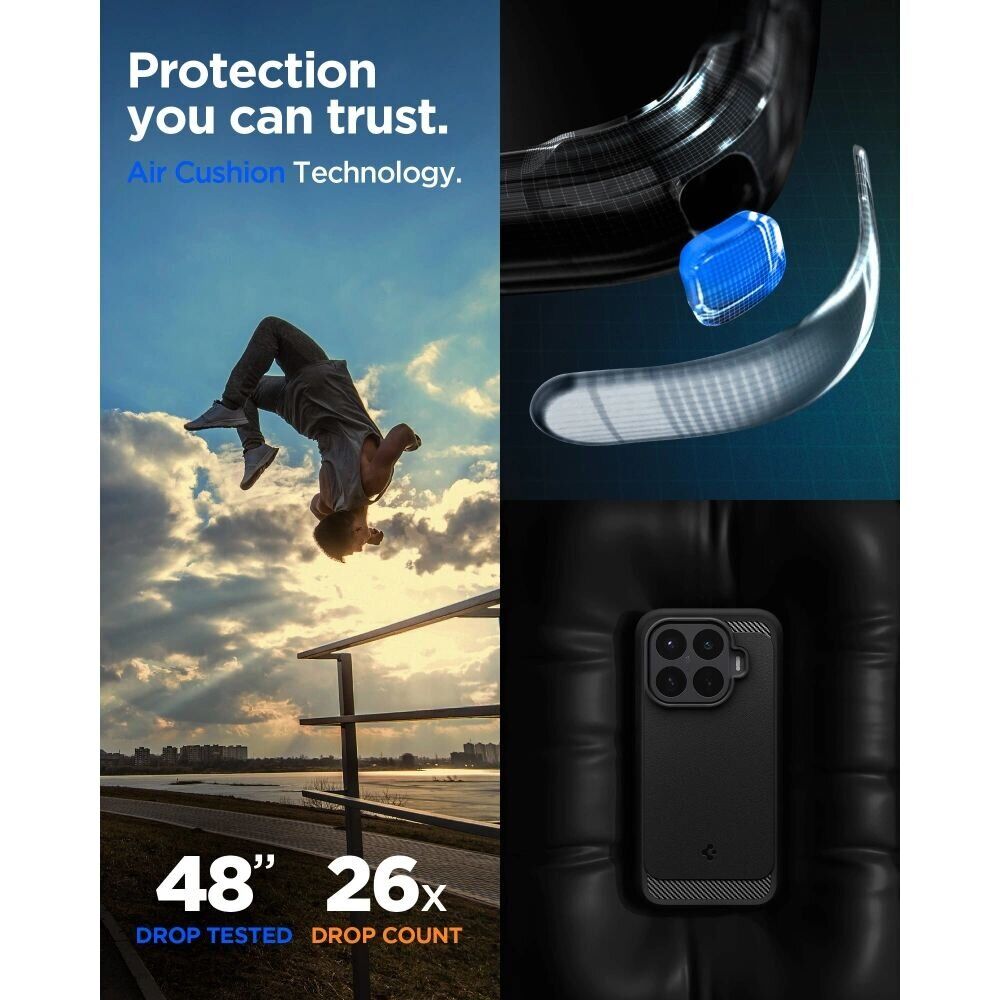 Защитный чехол Spigen Rugged Armor для Xiaomi 17T Pro (ACS11869) - Matte Black. Фото 7 Защитный чехол Spigen Rugged Armor для Xiaomi 17T Pro (ACS11869) - Matte Black (422366MB). Фото 7 из 11