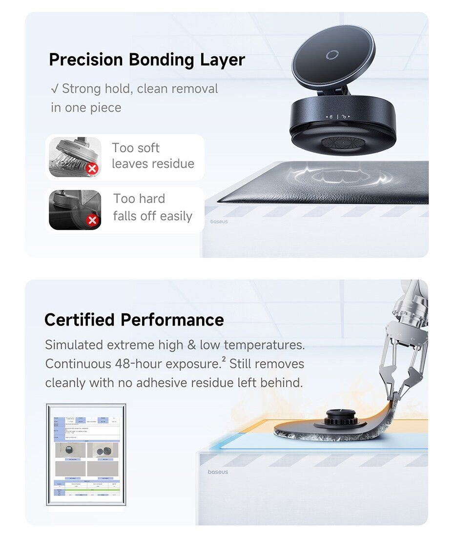Автомобильный держатель Baseus PrimeTrip VC3 Flex Suction Type Car Mount (C0013R00) - Black. Фото 13 Автомобильный держатель Baseus PrimeTrip VC3 Flex Suction Type Car Mount (C0013R00) - Black (982718B). Фото 13 из 31