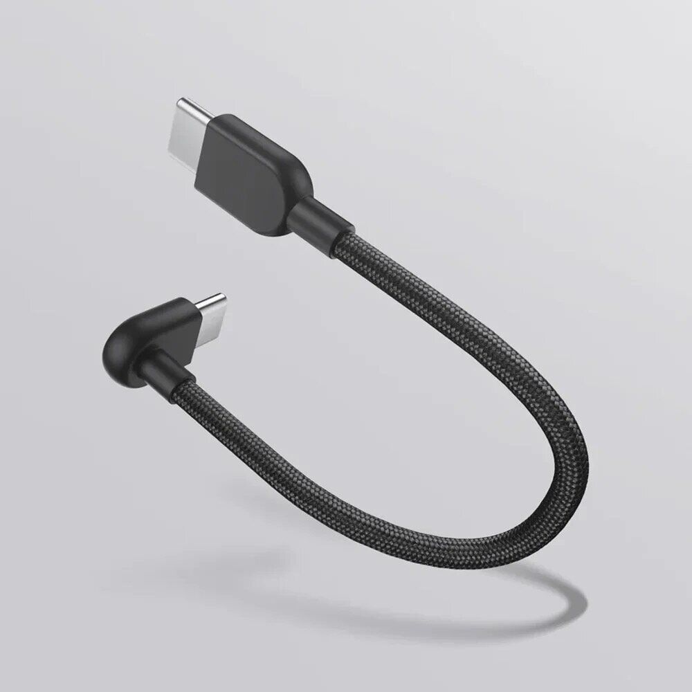 Оригинальный кабель Xiaomi Type-C to Type-C (3A, 60W, 0.1m) BHR08W0GL - Black. Фото 5 Оригинальный кабель Xiaomi Type-C to Type-C (3A, 60W, 0.1m) BHR08W0GL - Black (981963B). Фото 5 из 6