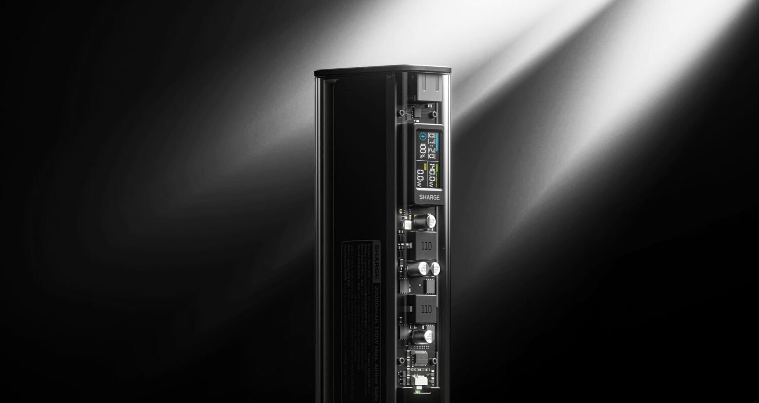 Внешний аккумулятор Sharge Shargeek 140 140W (20000mAh) - Black. Фото 7 Внешний аккумулятор Sharge Shargeek 140 140W (20000mAh) - Black (995732B). Фото 7 из 10