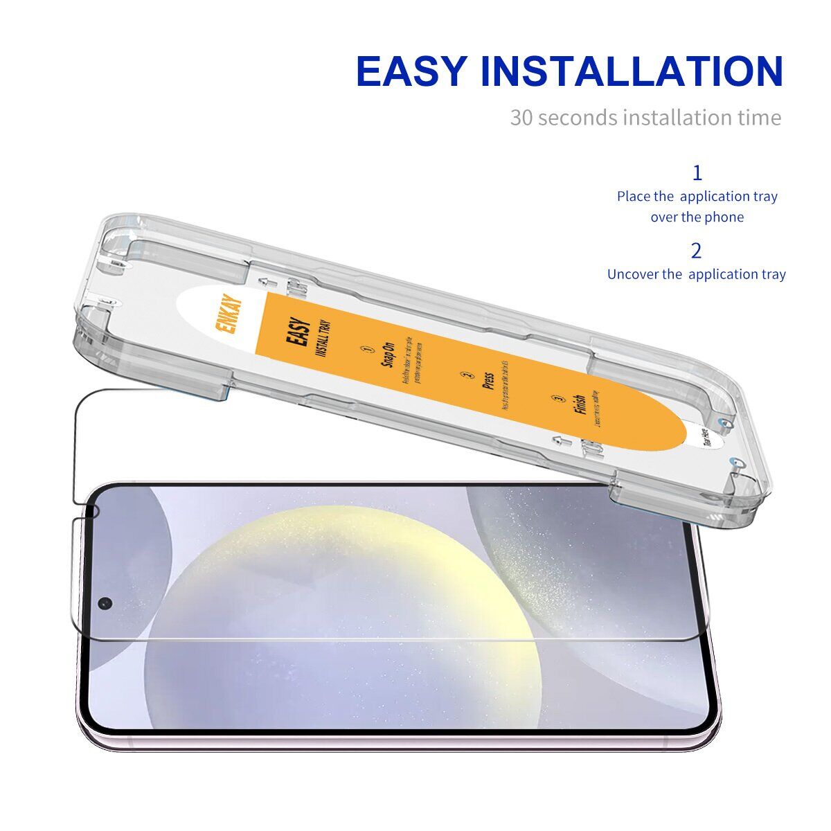 Защитное стекло ENKAY Easy Install Full Glue для Samsung Galaxy S26 (S942). Фото 2 Защитное стекло ENKAY Easy Install Full Glue для Samsung Galaxy S26 (S942) (412005). Фото 2 из 10