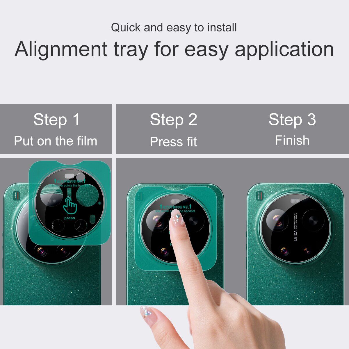 Защитное стекло IMAK Install Black Glass Lens для Xiaomi 17 Ultra - Black. Фото 6 Защитное стекло IMAK Install Black Glass Lens для Xiaomi 17 Ultra - Black (407523B). Фото 6 из 9