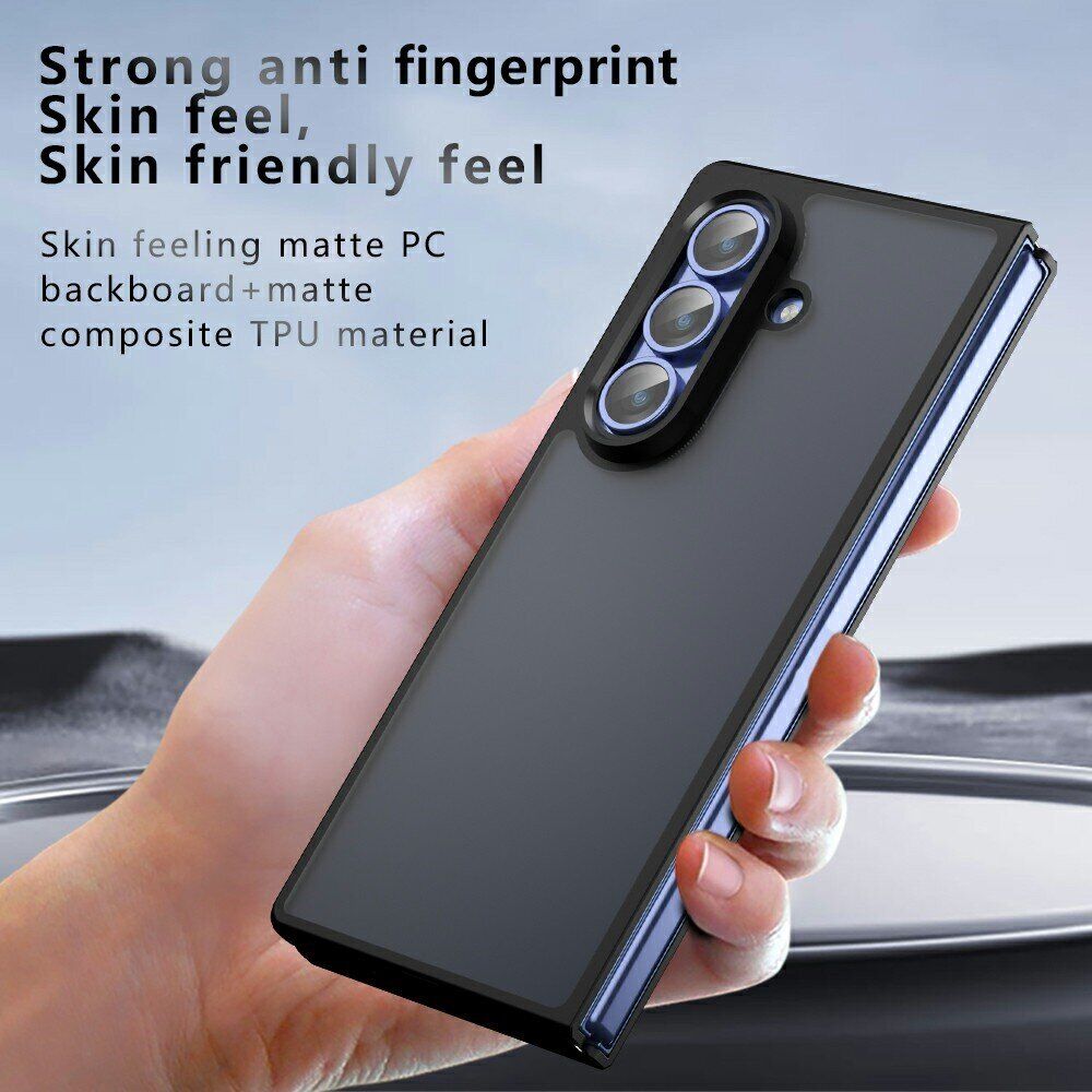 Защитный чехол Deexe Matte Skin для Samsung Galaxy Fold 8 Ultra - Transparent Black. Фото 10 Защитный чехол Deexe Matte Skin для Samsung Galaxy Fold 8 Ultra - Transparent Black (424023TB). Фото 10 из 13