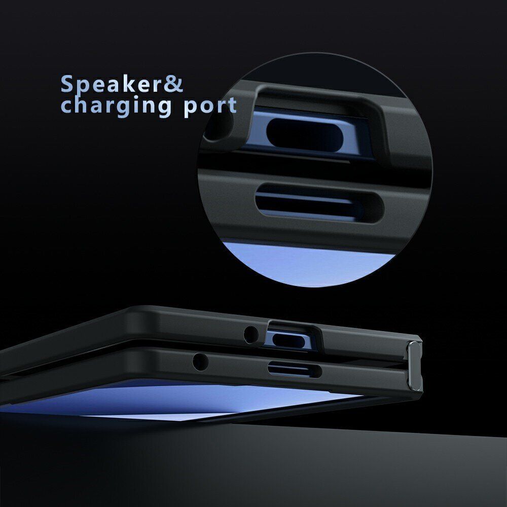 Защитный чехол Deexe Matte Skin для Samsung Galaxy Fold 8 Ultra - Transparent Black. Фото 8 Защитный чехол Deexe Matte Skin для Samsung Galaxy Fold 8 Ultra - Transparent Black (424023TB). Фото 8 из 13