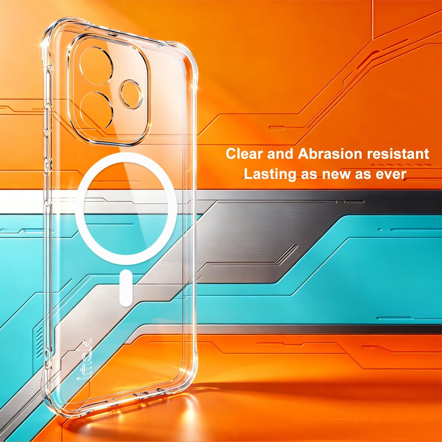 Защитный чехол IMAK Space Shield MagSafe для Xiaomi Redmi Note 17 (4G/5G) - Transparent. Фото 4 Защитный чехол IMAK Space Shield MagSafe для Xiaomi Redmi Note 17 (4G/5G) - Transparent (430028T). Фото 4 из 12