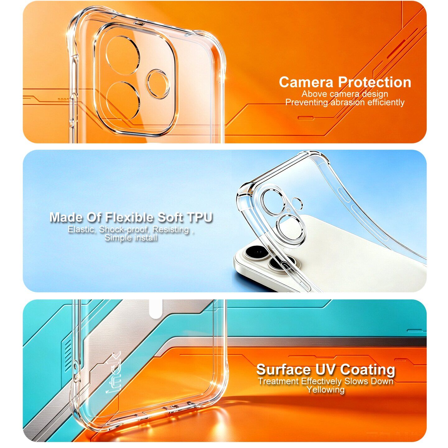 Защитный чехол IMAK Space Shield MagSafe для Xiaomi Redmi Note 17 (4G/5G) - Transparent. Фото 10 Защитный чехол IMAK Space Shield MagSafe для Xiaomi Redmi Note 17 (4G/5G) - Transparent (430028T). Фото 10 из 12