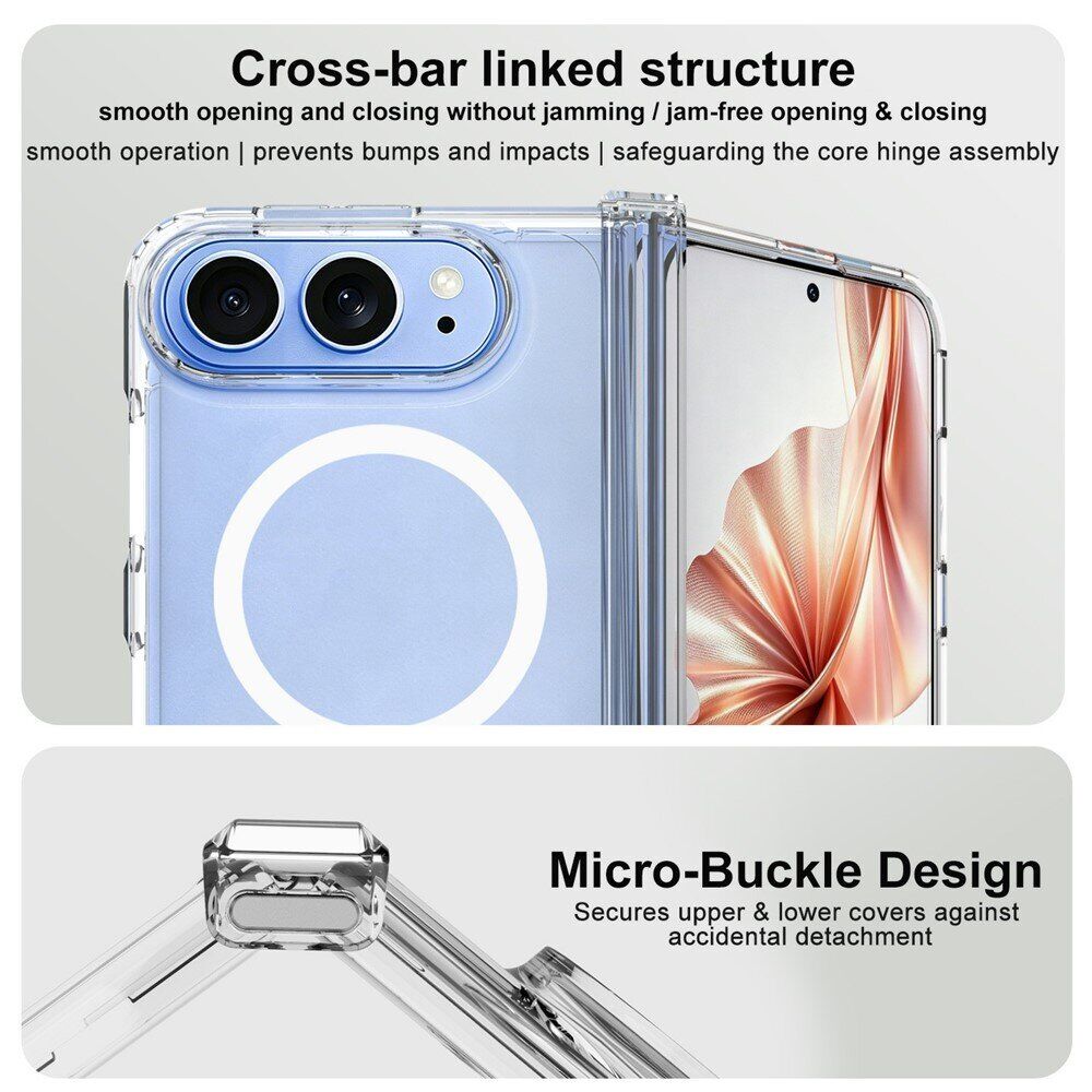 Защитный чехол IMAK Space Shield MagSafe (FF) для iPhone Duo - Transparent. Фото 7 Защитный чехол IMAK Space Shield MagSafe (FF) для iPhone Duo - Transparent (435018T). Фото 7 из 10