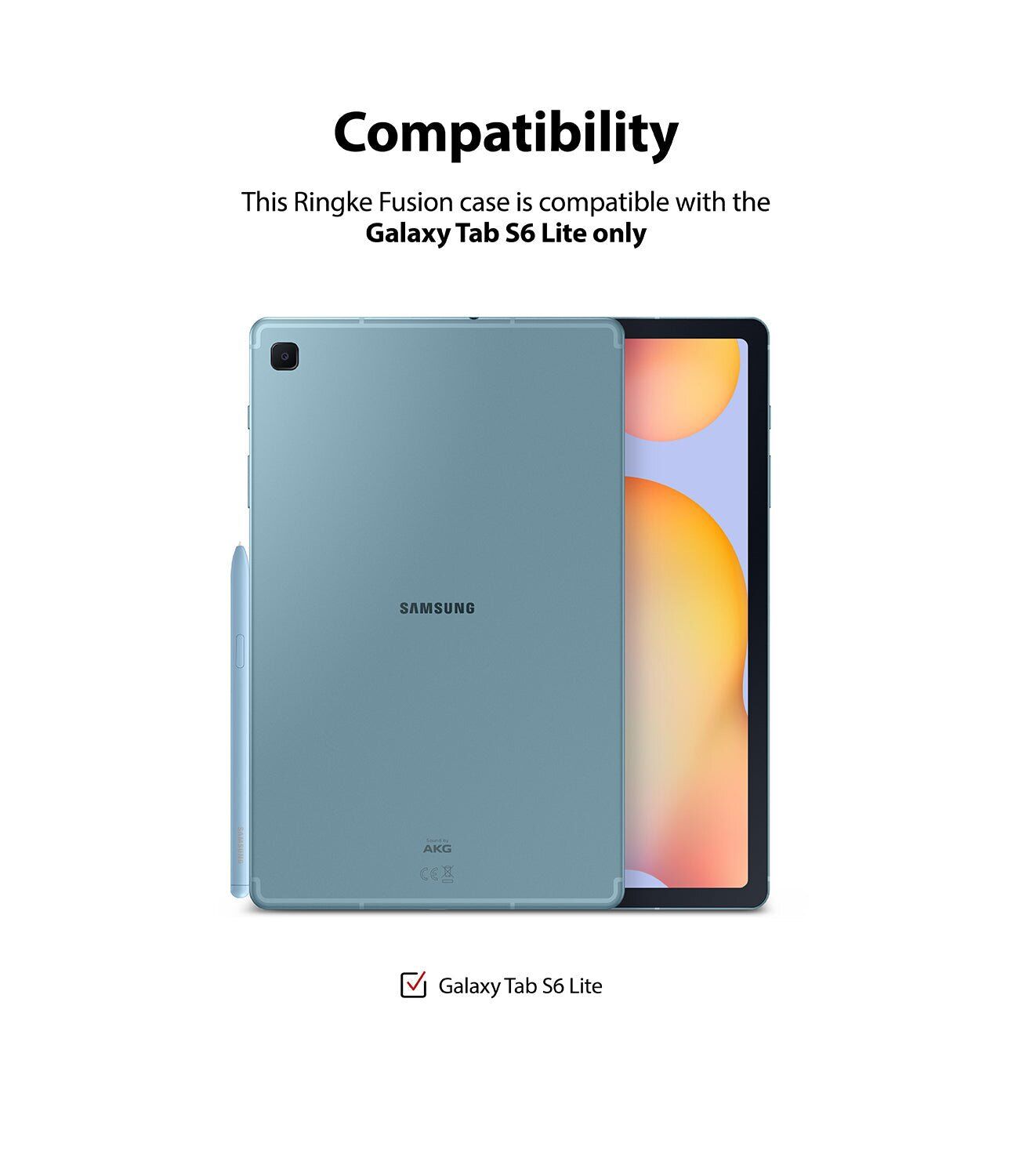 Защитный чехол Ringke T Fusion для Samsung Galaxy Tab S6 lite / S6 Lite (2022/2024) 8809716075768 - Clear. Фото 4 Защитный чехол Ringke T Fusion для Samsung Galaxy Tab S6 lite / S6 Lite (2022/2024) 8809716075768 - Clear (266126C). Фото 4 из 9