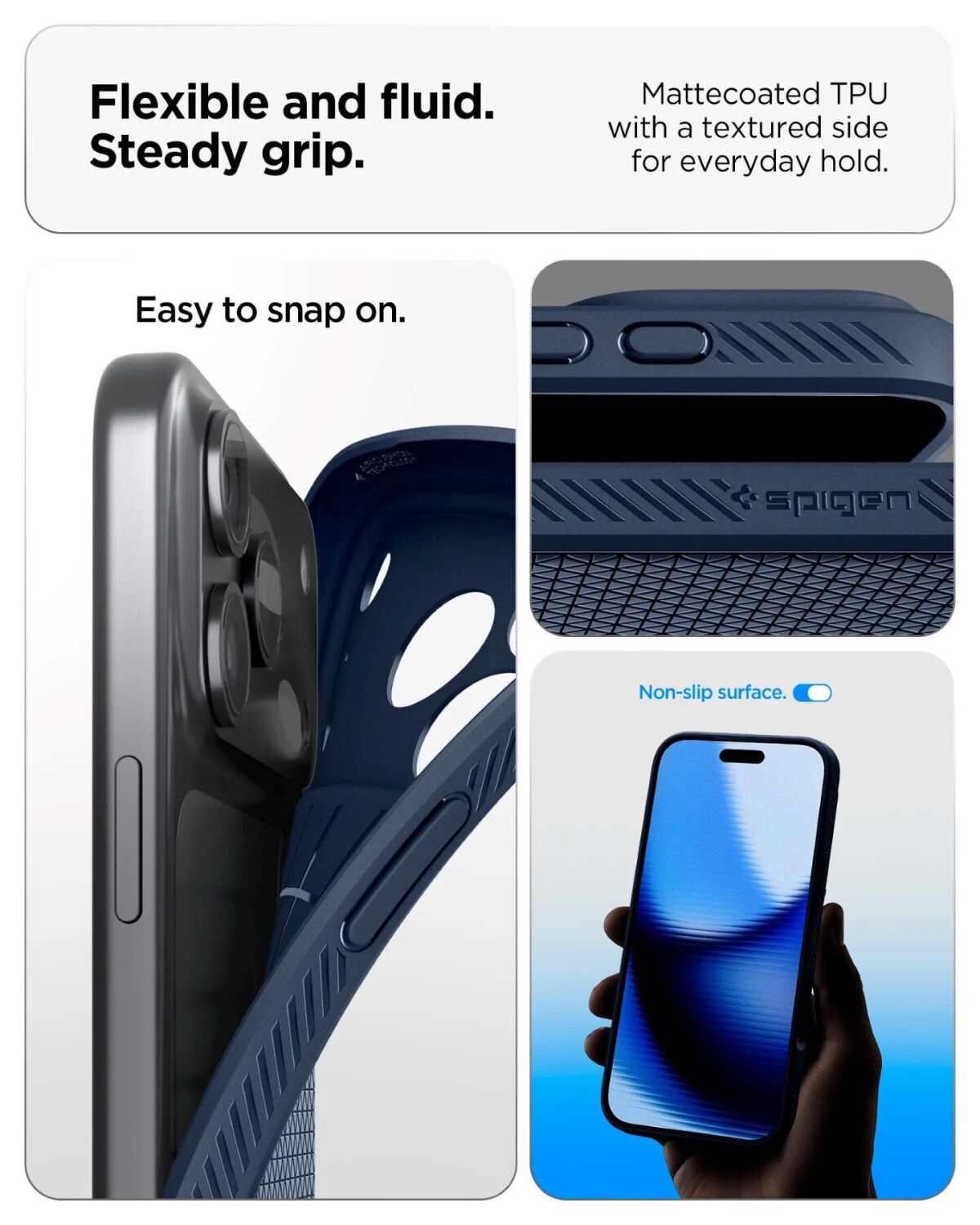 Защитный чехол Spigen Liquid Air для iPhone 18 Pro (ACS12151) - Abyss Green. Фото 8 Защитный чехол Spigen Liquid Air для iPhone 18 Pro (ACS12151) - Abyss Green (440100G). Фото 8 из 12