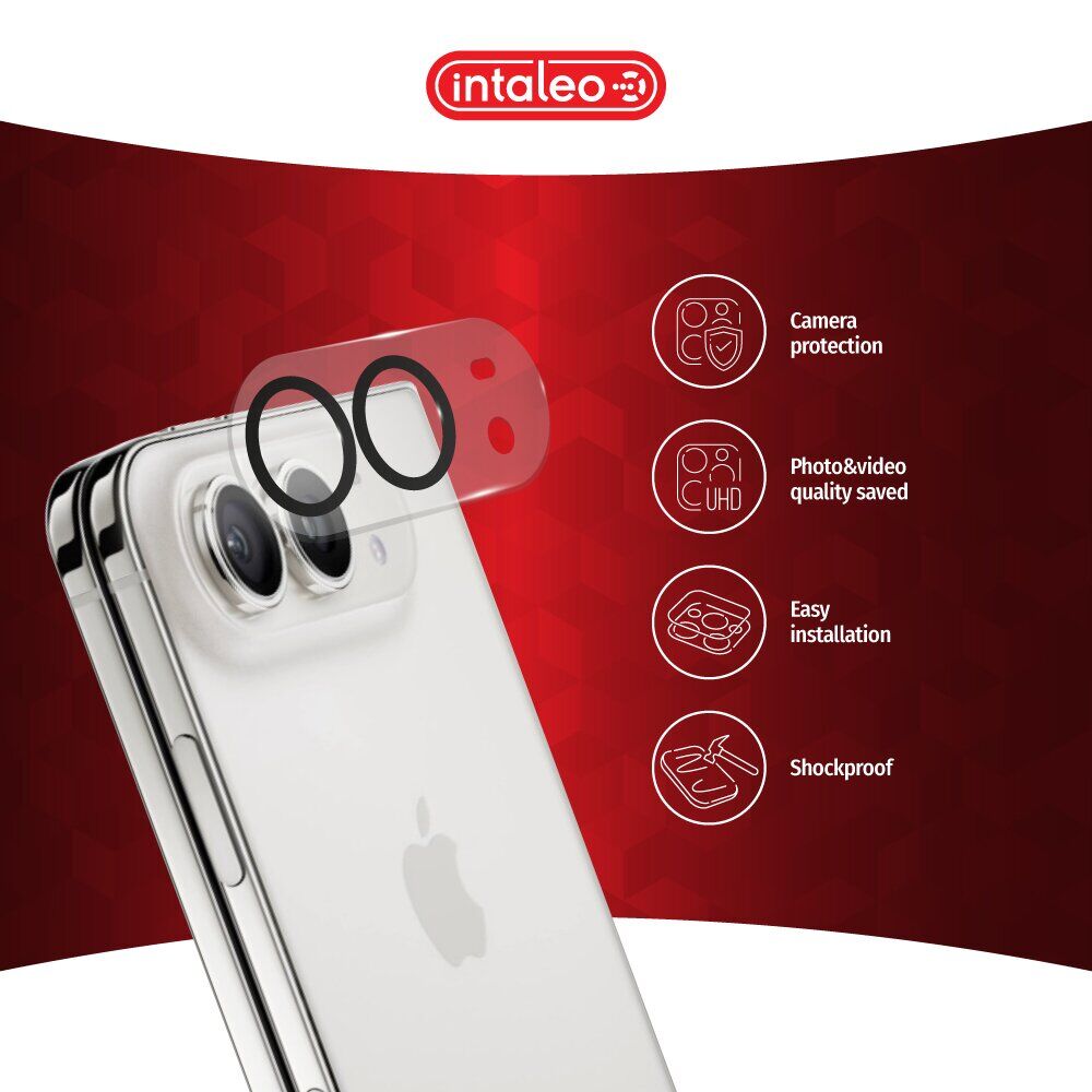 Защитное стекло Intaleo Camera Lens для iPhone Duo - Black. Фото 3 Защитное стекло Intaleo Camera Lens для iPhone Duo - Black (435057B). Фото 3 из 4