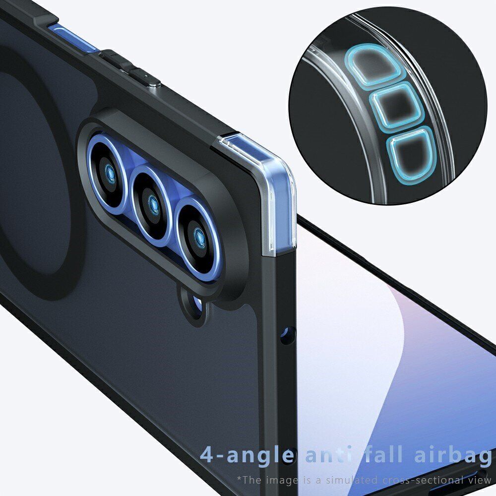 Защитный чехол Deexe Matte Skin with MagSafe для Samsung Galaxy Fold 8 Ultra - Black. Фото 7 Защитный чехол Deexe Matte Skin with MagSafe для Samsung Galaxy Fold 8 Ultra - Black (424024B). Фото 7 из 13