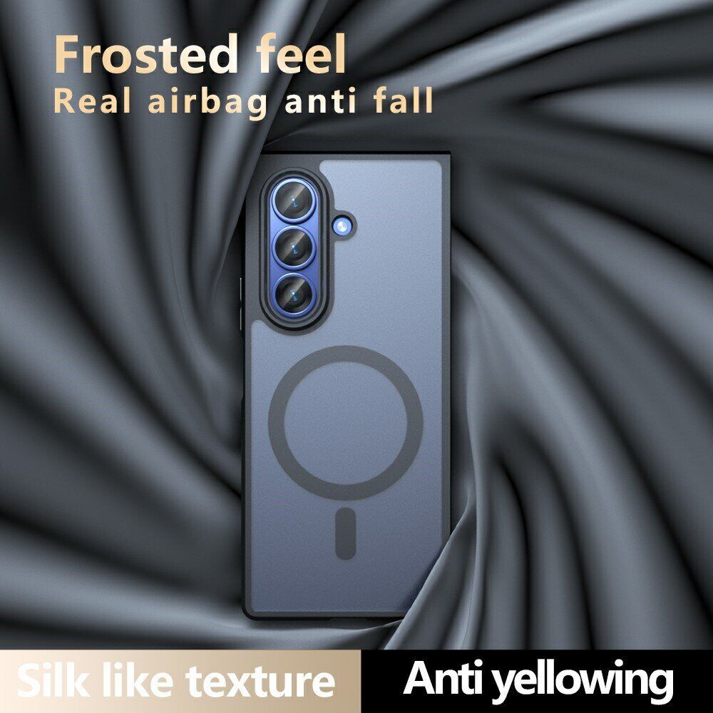 Защитный чехол Deexe Matte Skin with MagSafe для Samsung Galaxy Fold 8 Ultra - Black. Фото 11 Защитный чехол Deexe Matte Skin with MagSafe для Samsung Galaxy Fold 8 Ultra - Black (424024B). Фото 11 из 13