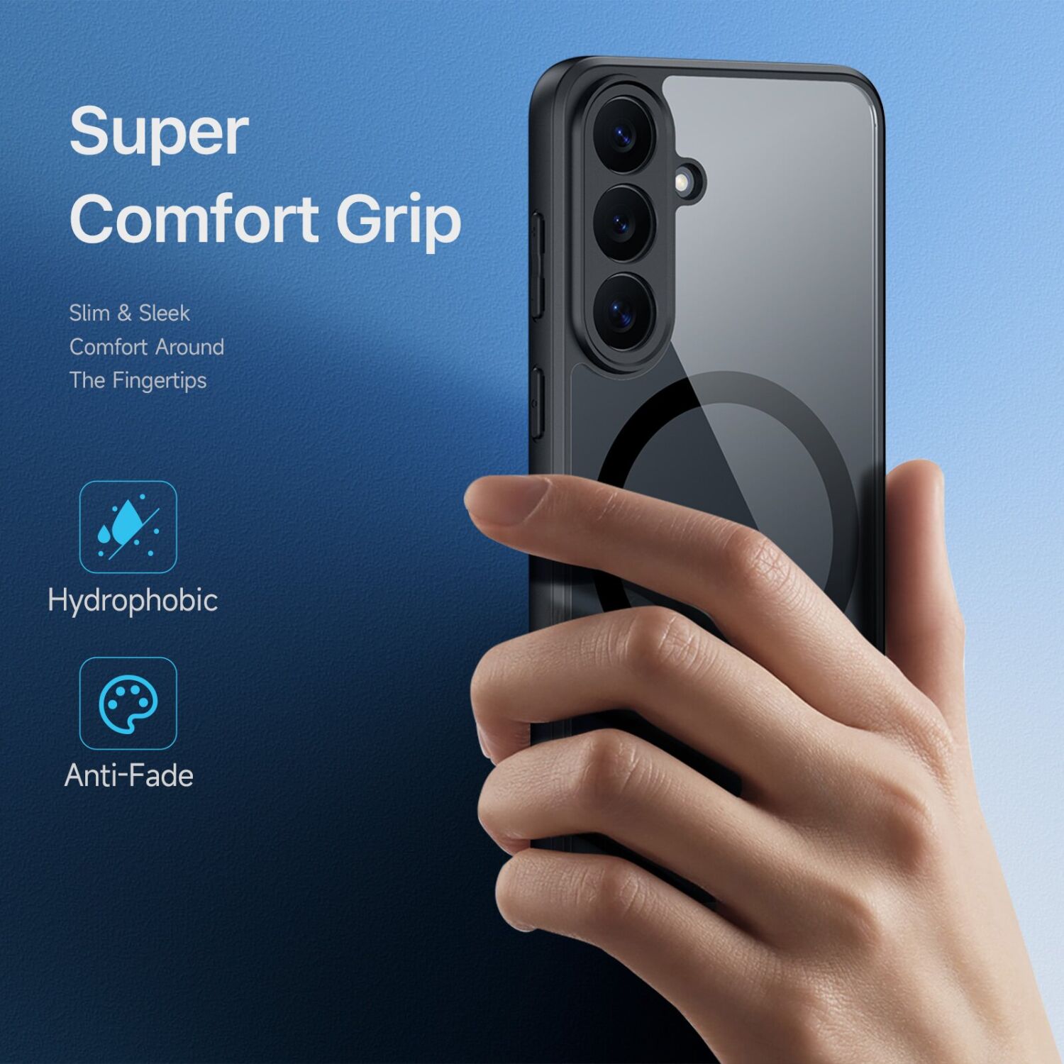 Защитный чехол DUX DUCIS Aimo Series Magnetic (FP) для Samsung Galaxy S26 FE - Black. Фото 4 Защитный чехол DUX DUCIS Aimo Series Magnetic (FP) для Samsung Galaxy S26 FE - Black (412705B). Фото 4 из 11
