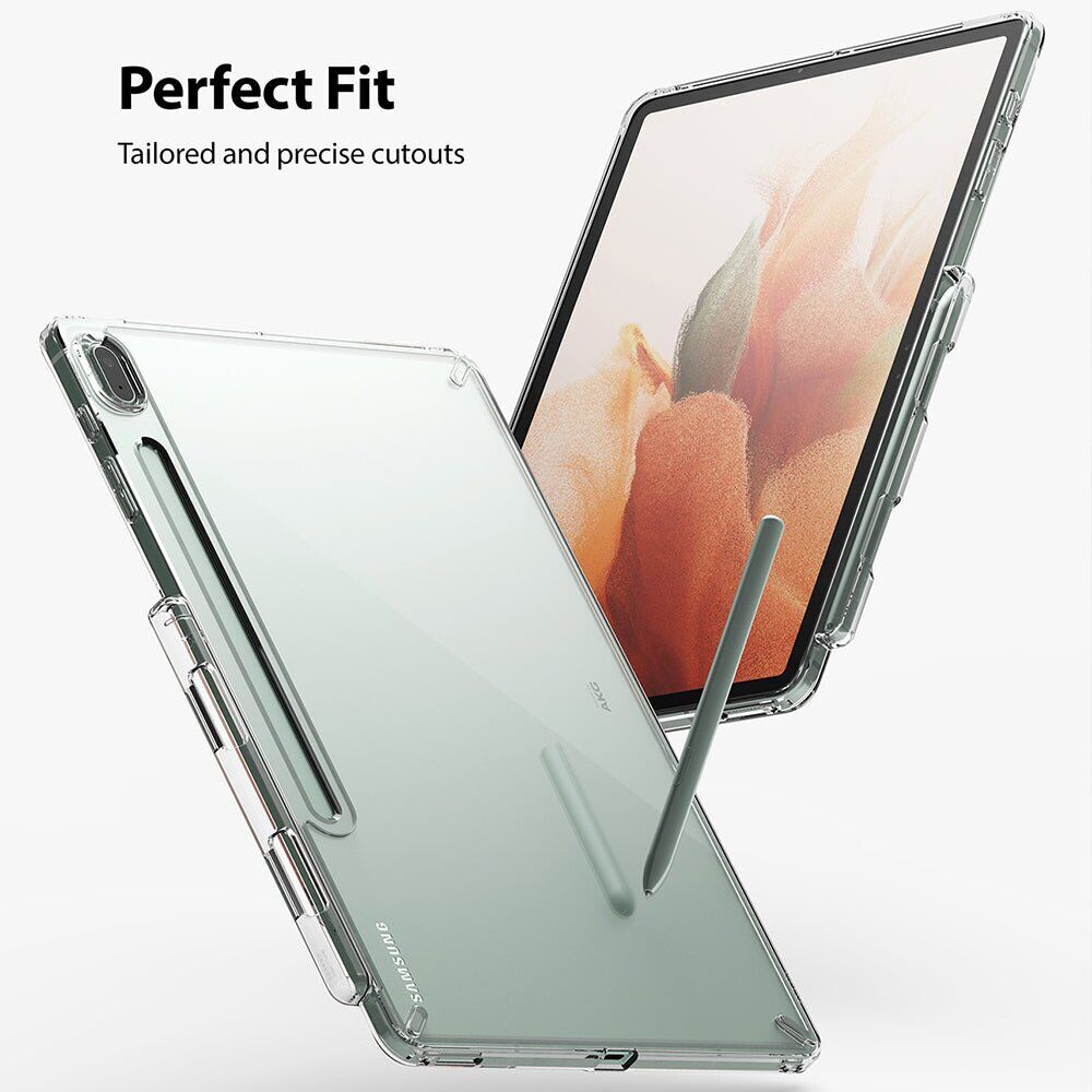 Защитный чехол Ringke T Fusion для Samsung Galaxy Tab S7 FE (T730/T736) 8809818847010 - Clear. Фото 5 Защитный чехол Ringke T Fusion для Samsung Galaxy Tab S7 FE (T730/T736) 8809818847010 - Clear (252242C). Фото 5 из 9