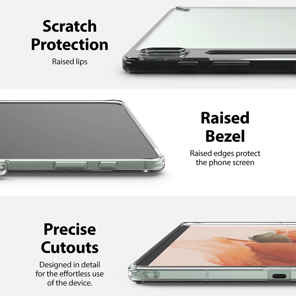 Защитный чехол Ringke T Fusion для Samsung Galaxy Tab S7 FE (T730/T736) 8809818847010 - Clear. Фото 6 Защитный чехол Ringke T Fusion для Samsung Galaxy Tab S7 FE (T730/T736) 8809818847010 - Clear (252242C). Фото 6 из 9