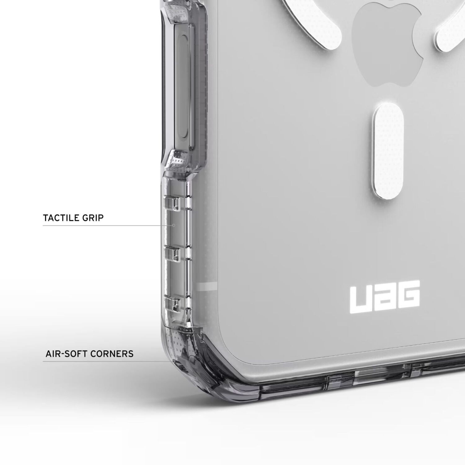 Защитный чехол URBAN ARMOR GEAR Plyo LT Magsafe для iPhone 18 Pro (11459311433B) - Ice / Smoke. Фото 8 Защитный чехол URBAN ARMOR GEAR Plyo LT Magsafe для iPhone 18 Pro (11459311433B) - Ice / Smoke (440117I). Фото 8 из 10