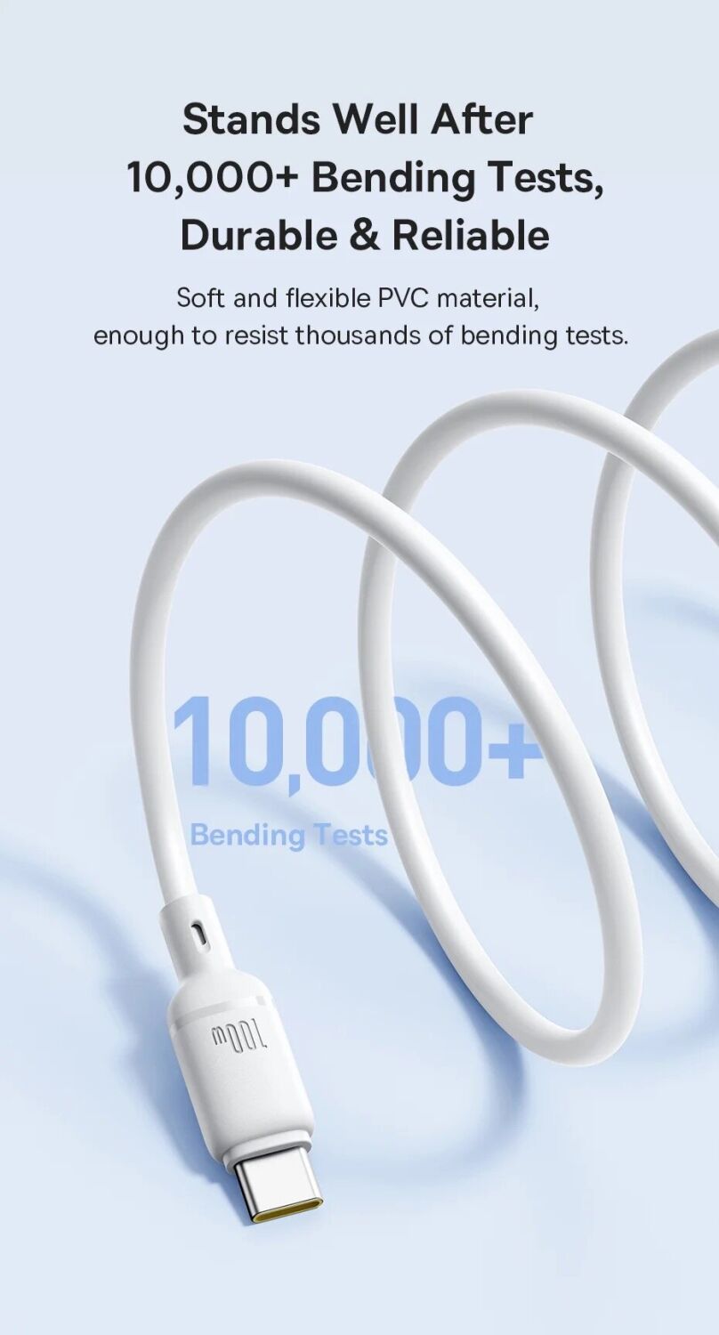kabel baseus silky series type c to type c 100w 1m p10377704113 00 66325095645830