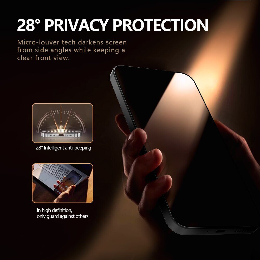 Защитное стекло LEREACH Privacy Tempered Glass для Xiaomi 17T Pro - Black. Фото 6 Защитное стекло LEREACH Privacy Tempered Glass для Xiaomi 17T Pro - Black (422346B). Фото 6 из 13