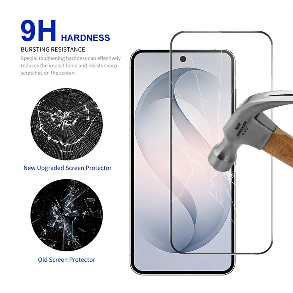 Захисне скло RURIHAI Full Glue Screen Protect для Samsung Galaxy S26 FE - Black. Фото 3 Захисне скло RURIHAI Full Glue Screen Protect для Samsung Galaxy S26 FE - Black (412740B). Фото 3 з 7