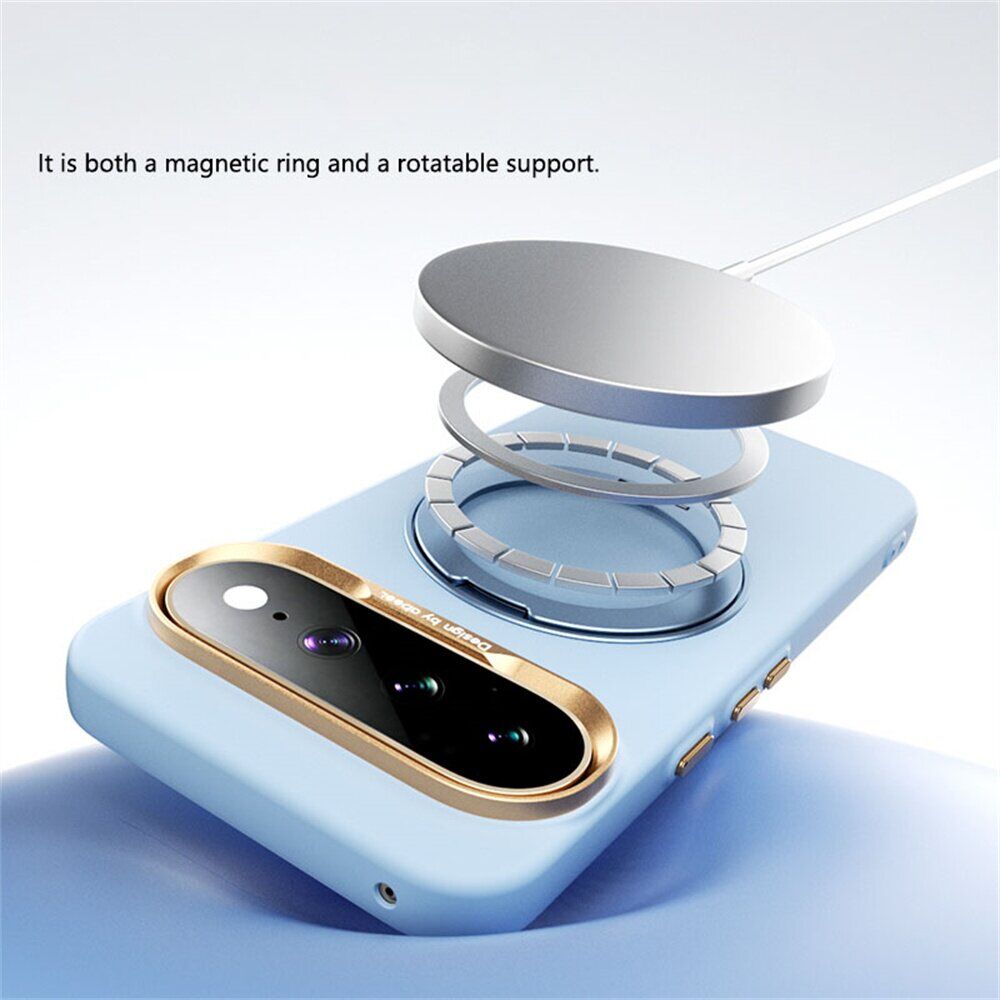 Защитный чехол ABEEL Silk Ring Magnetic для Google Pixel 11 Pro XL - Sky Blue. Фото 6 Защитный чехол ABEEL Silk Ring Magnetic для Google Pixel 11 Pro XL - Sky Blue (426018SL). Фото 6 из 7
