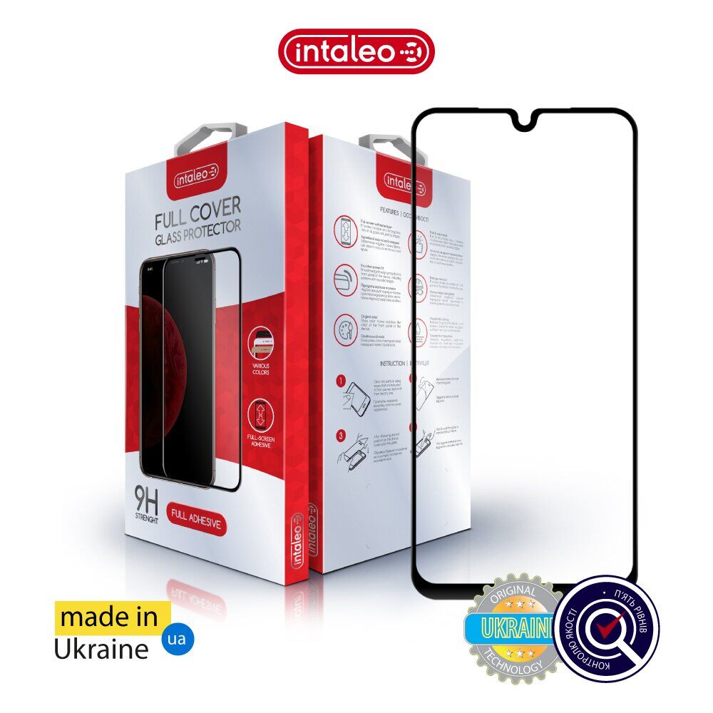 Защитное стекло Intaleo Full Glue для Samsung Galaxy A18 (A185) - Black. Фото 3 Защитное стекло Intaleo Full Glue для Samsung Galaxy A18 (A185) - Black (230702B). Фото 3 из 9