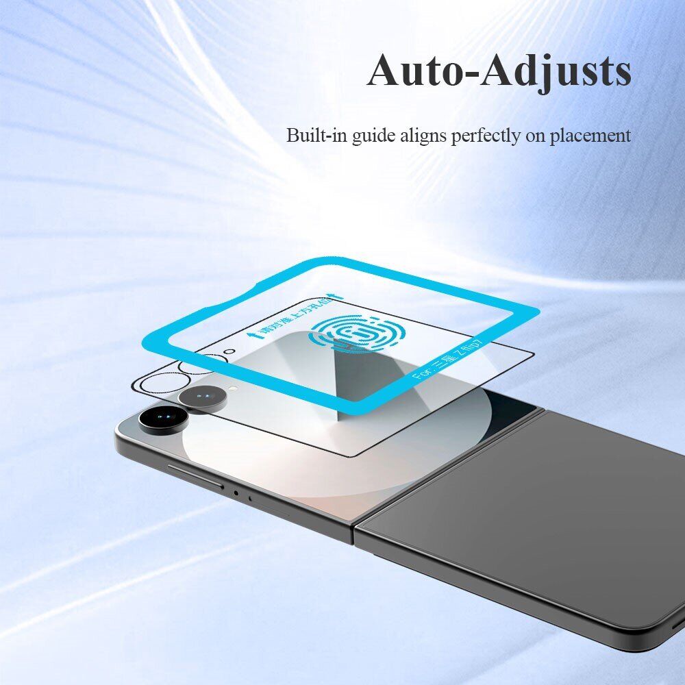 Защитное стекло LEREACH Tempered Glass Full Screen Protector для Samsung Galaxy Flip 8 / Flip7 - Black. Фото 6 Защитное стекло LEREACH Tempered Glass Full Screen Protector для Samsung Galaxy Flip 8 / Flip7 - Black (423537B). Фото 6 из 13