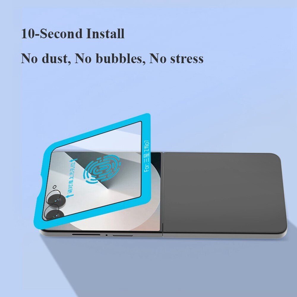 Защитное стекло LEREACH Tempered Glass Full Screen Protector для Samsung Galaxy Flip 8 / Flip7 - Black. Фото 11 Защитное стекло LEREACH Tempered Glass Full Screen Protector для Samsung Galaxy Flip 8 / Flip7 - Black (423537B). Фото 11 из 13