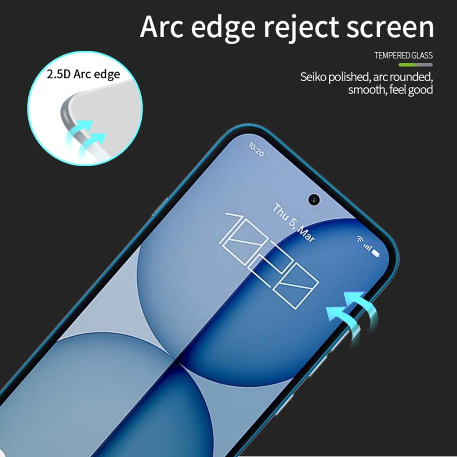 Защитное стекло MOFI Full Glue Protect для Nothing Phone (4a) - Black. Фото 3 Защитное стекло MOFI Full Glue Protect для Nothing Phone (4a) - Black (411325B). Фото 3 из 9