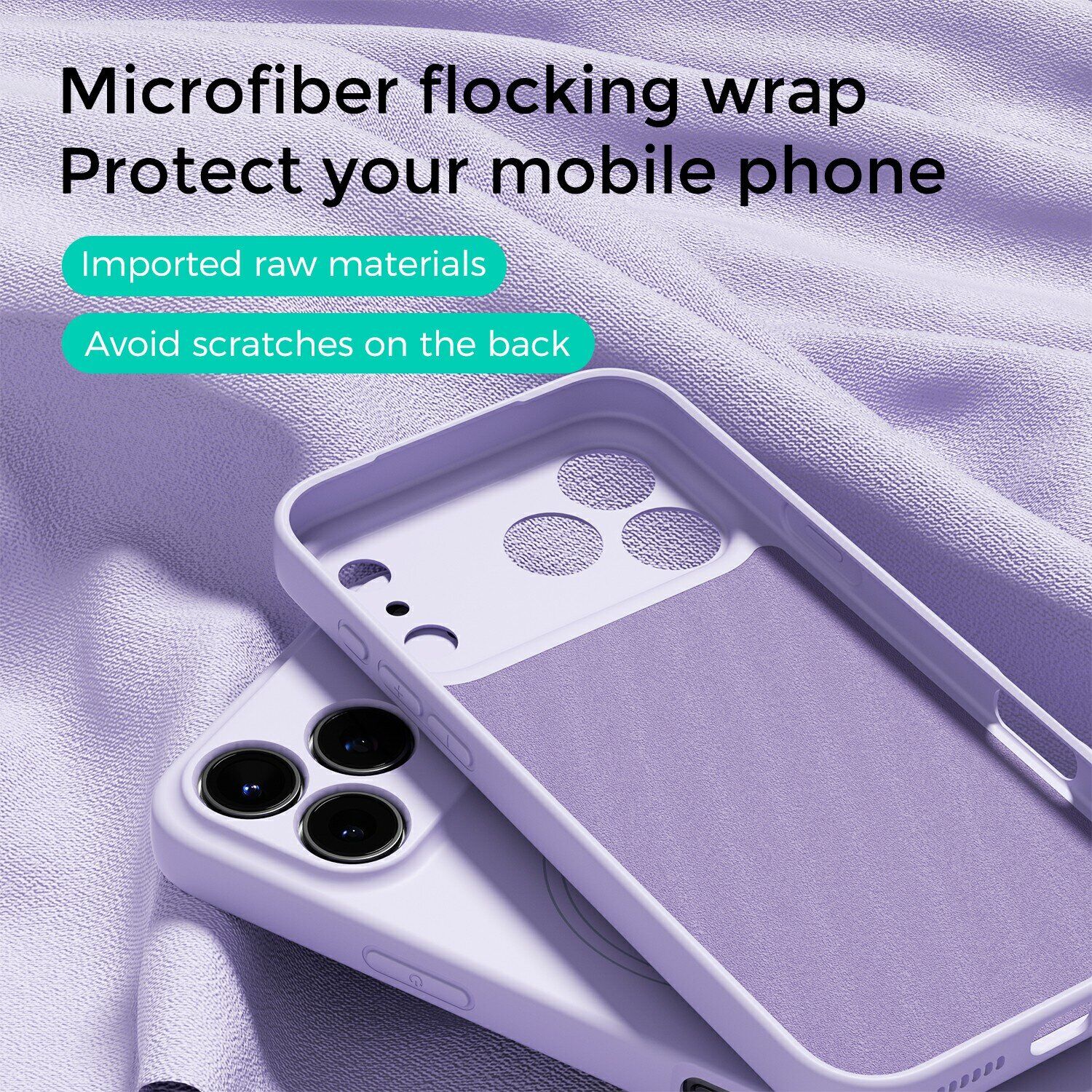 Захисний чохол ABEEL Lyra Skin with MagSafe для iPhone 18 Pro - Purple. Фото 3 Захисний чохол ABEEL Lyra Skin with MagSafe для iPhone 18 Pro - Purple (423760V). Фото 3 з 7