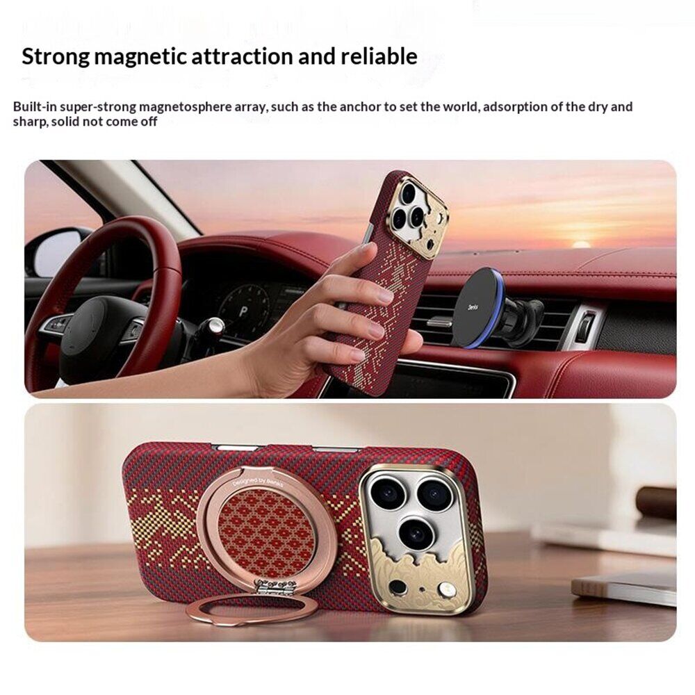 Защитный чехол BENKS Knight ArmorAir Magnetic для iPhone 18 Pro Max / 17 Pro Max - Red. Фото 8 Защитный чехол BENKS Knight ArmorAir Magnetic для iPhone 18 Pro Max / 17 Pro Max - Red (440318R). Фото 8 из 9