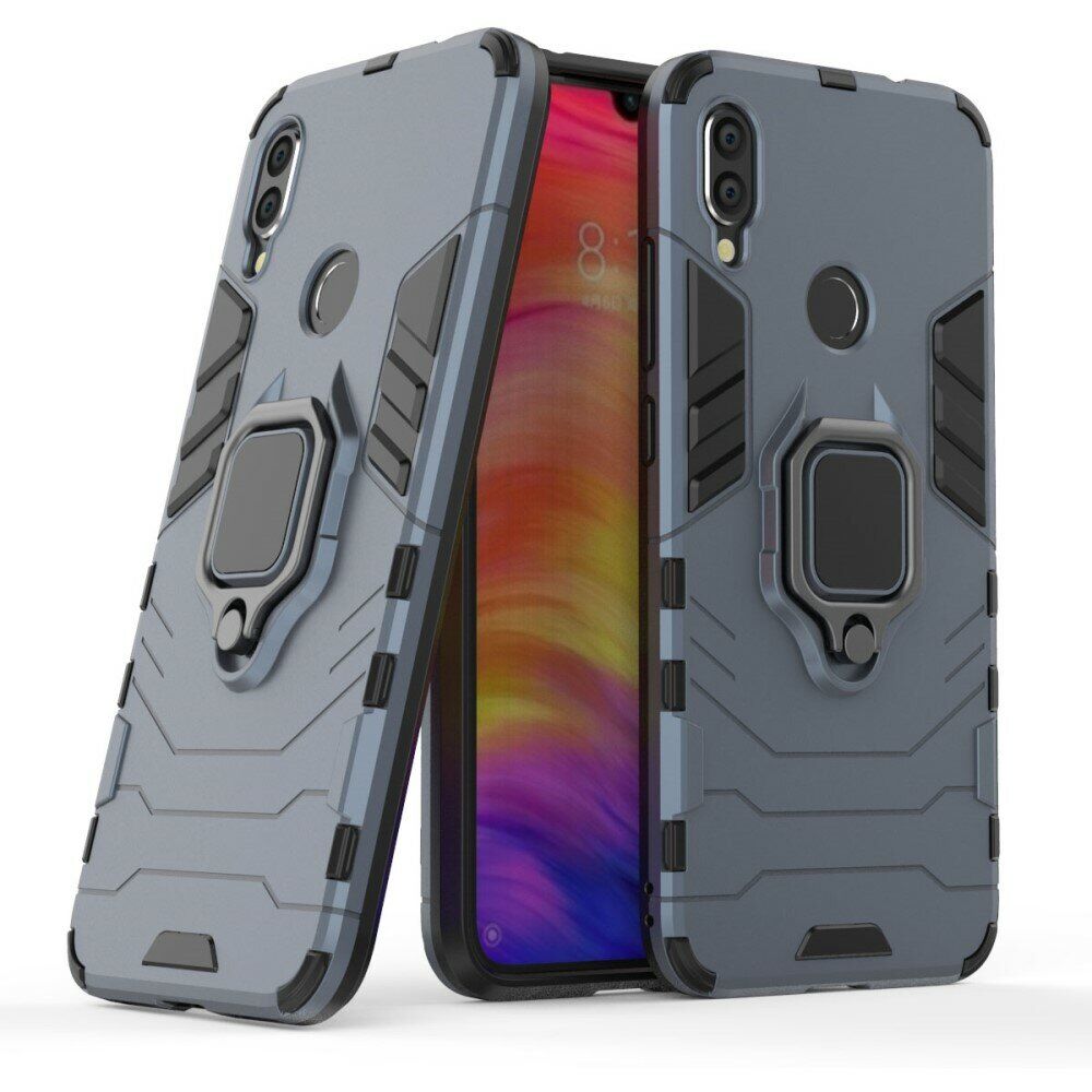 Чехол с подставкой Deexe Hybrid Case для Xiaomi Redmi Note 7
