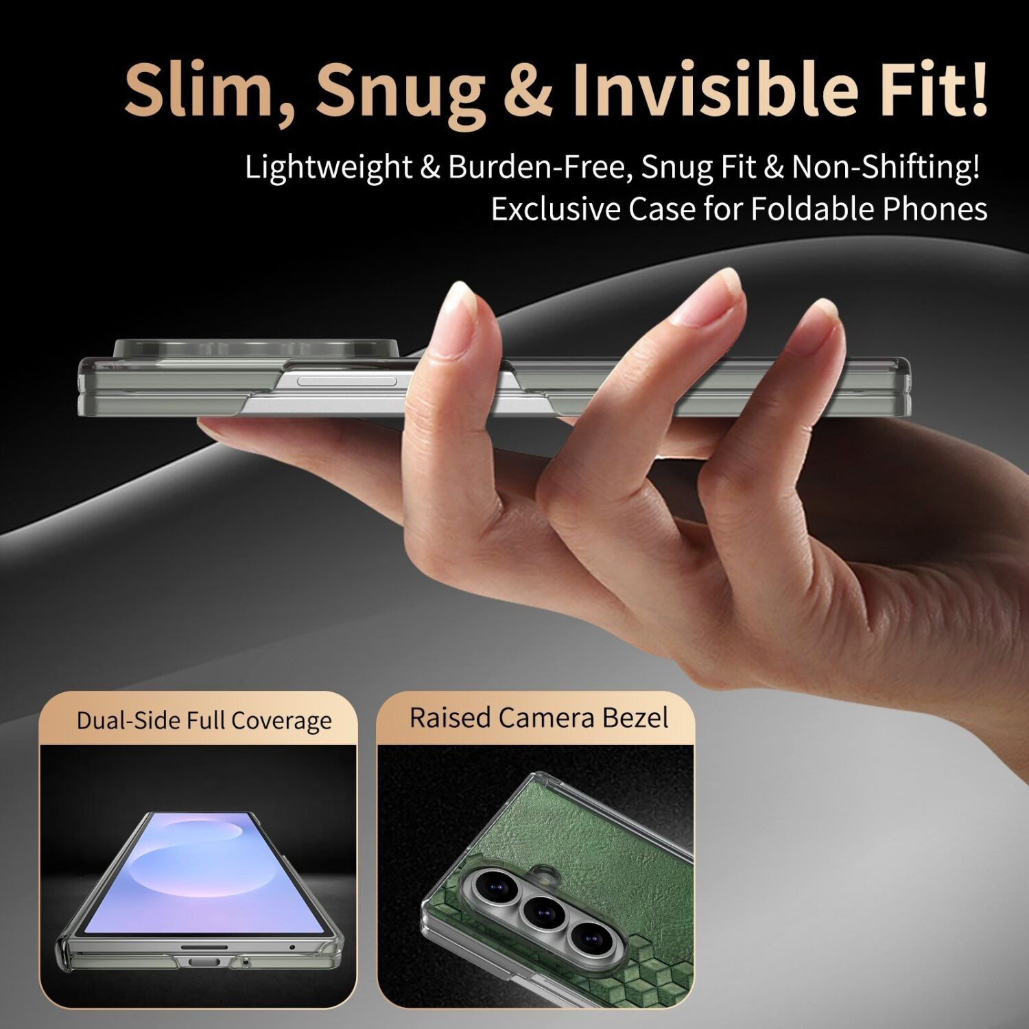 Защитный чехол Deexe Rhombus Case для Samsung Galaxy Fold 8 Ultra - Black. Фото 10 Защитный чехол Deexe Rhombus Case для Samsung Galaxy Fold 8 Ultra - Black (424082B). Фото 10 из 12